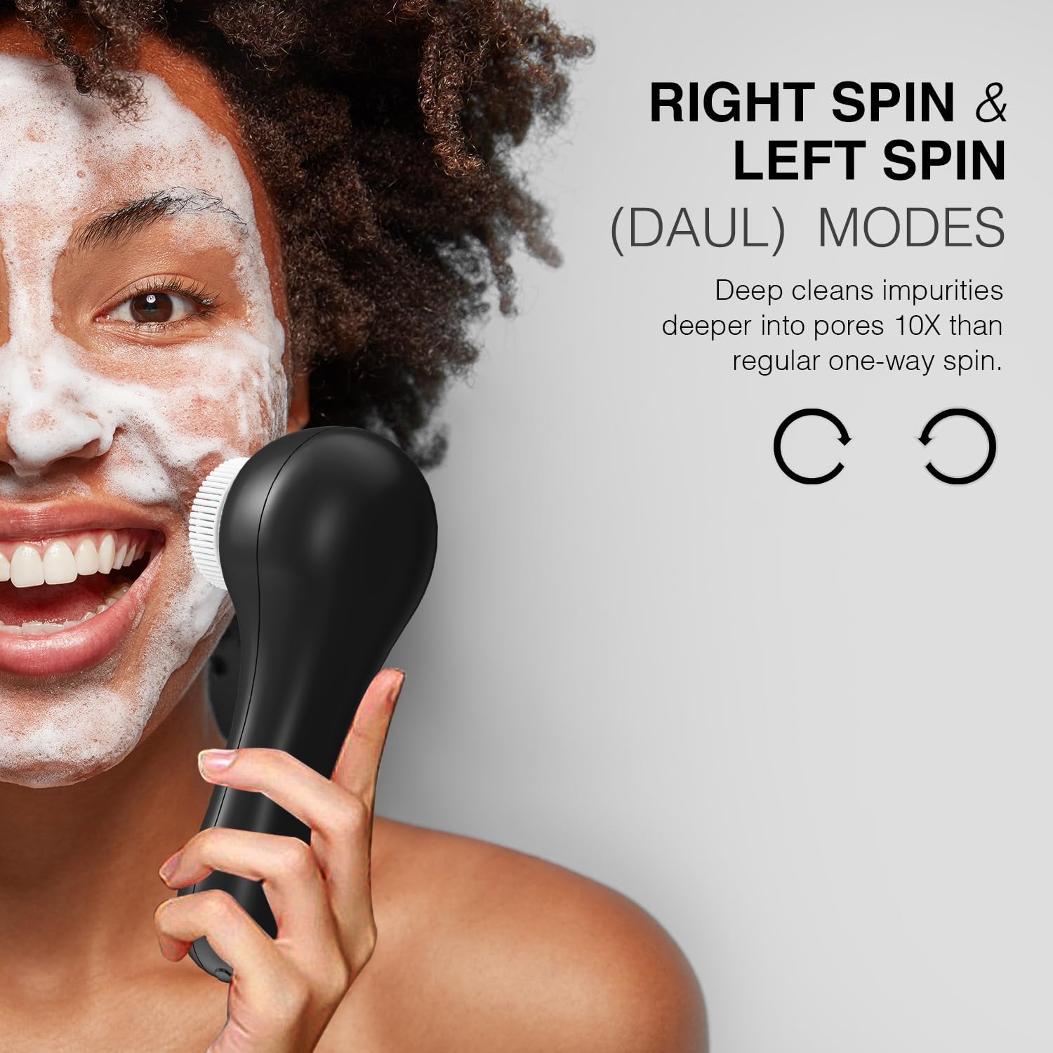 CEPILLO FACIAL RECARGABLE UMICKOO ROTATORIO - 3