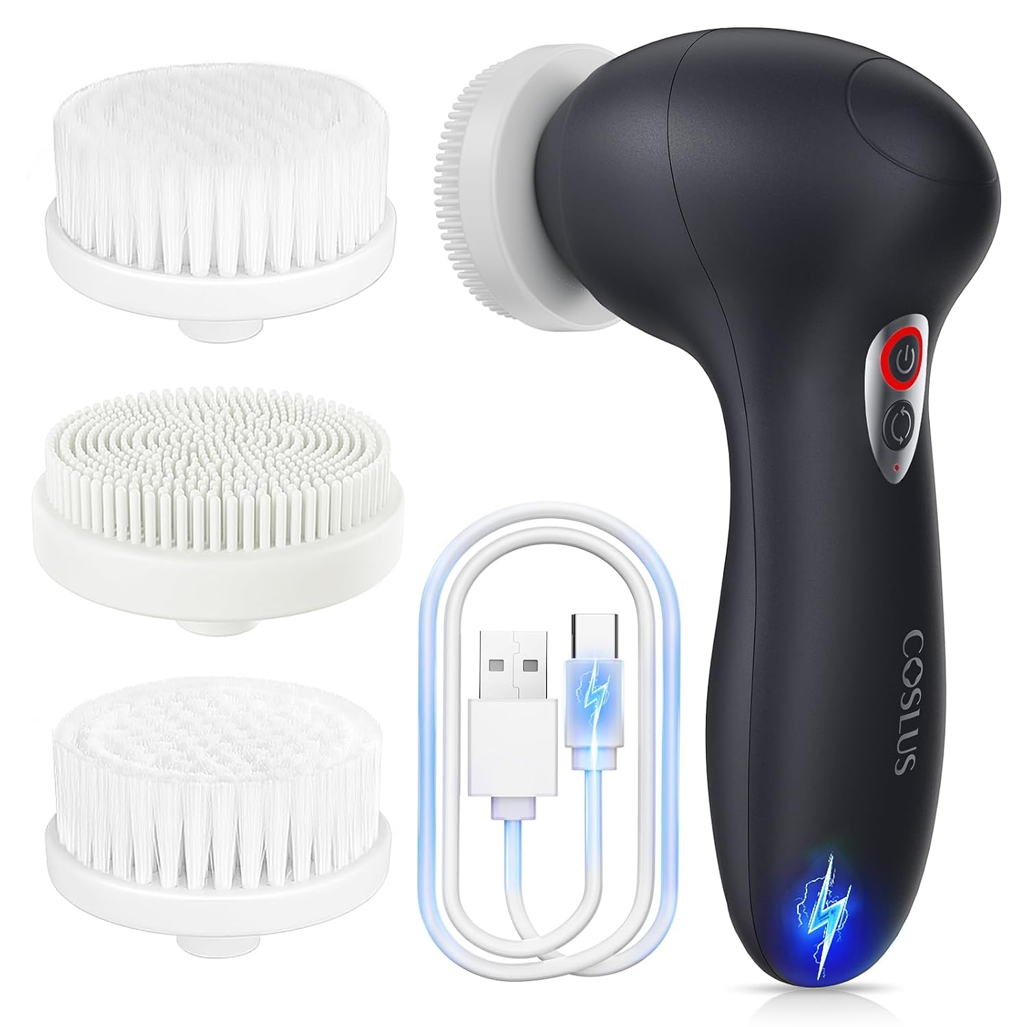 CEPILLO FACIAL COSLUS FBX04 3 EN 1 NEGRO - 1