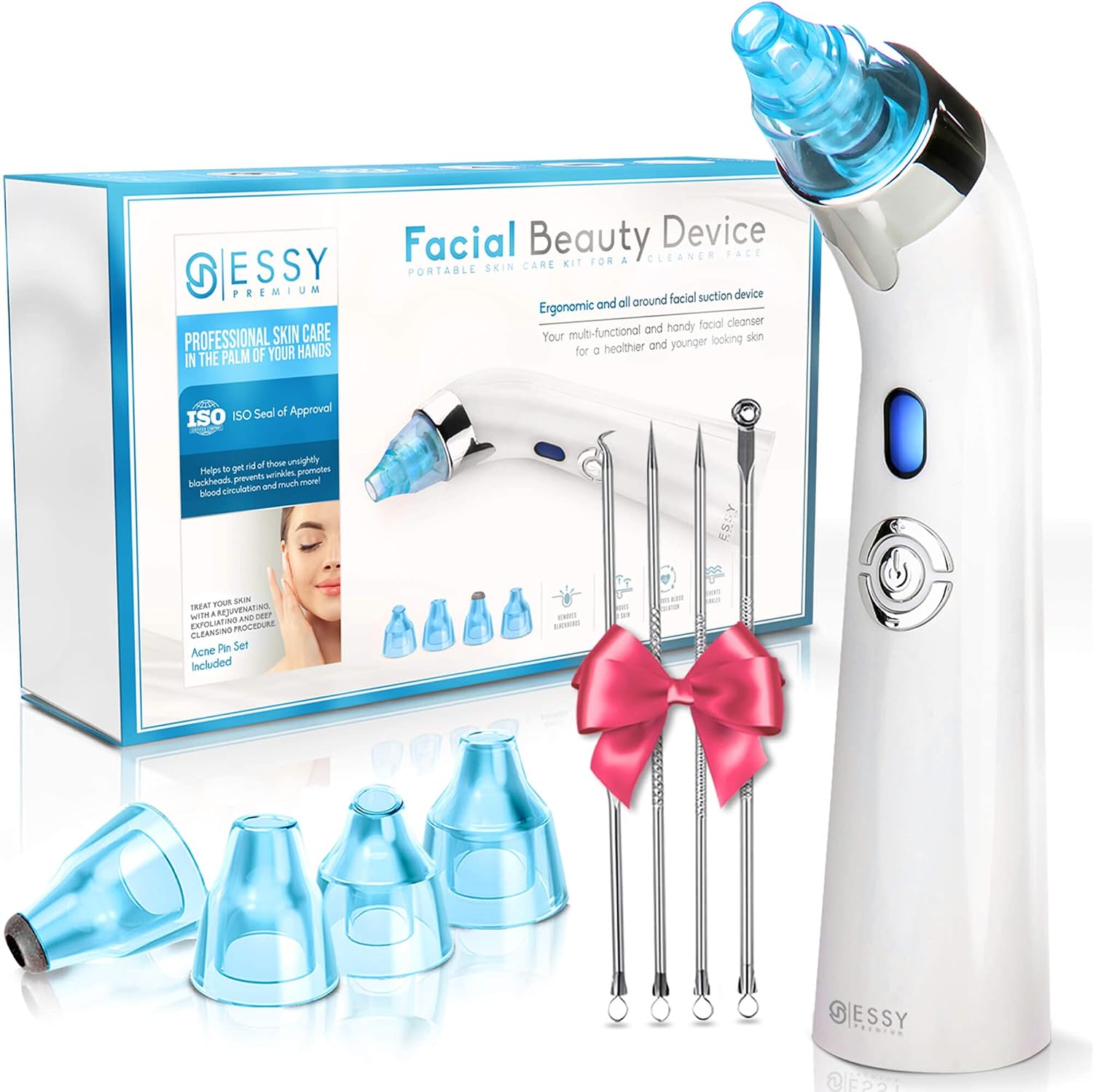REMOVEDOR DE PUNTOS NEGROS ESSY MODELO BLACKHEAD REMOVER AZUL - 1