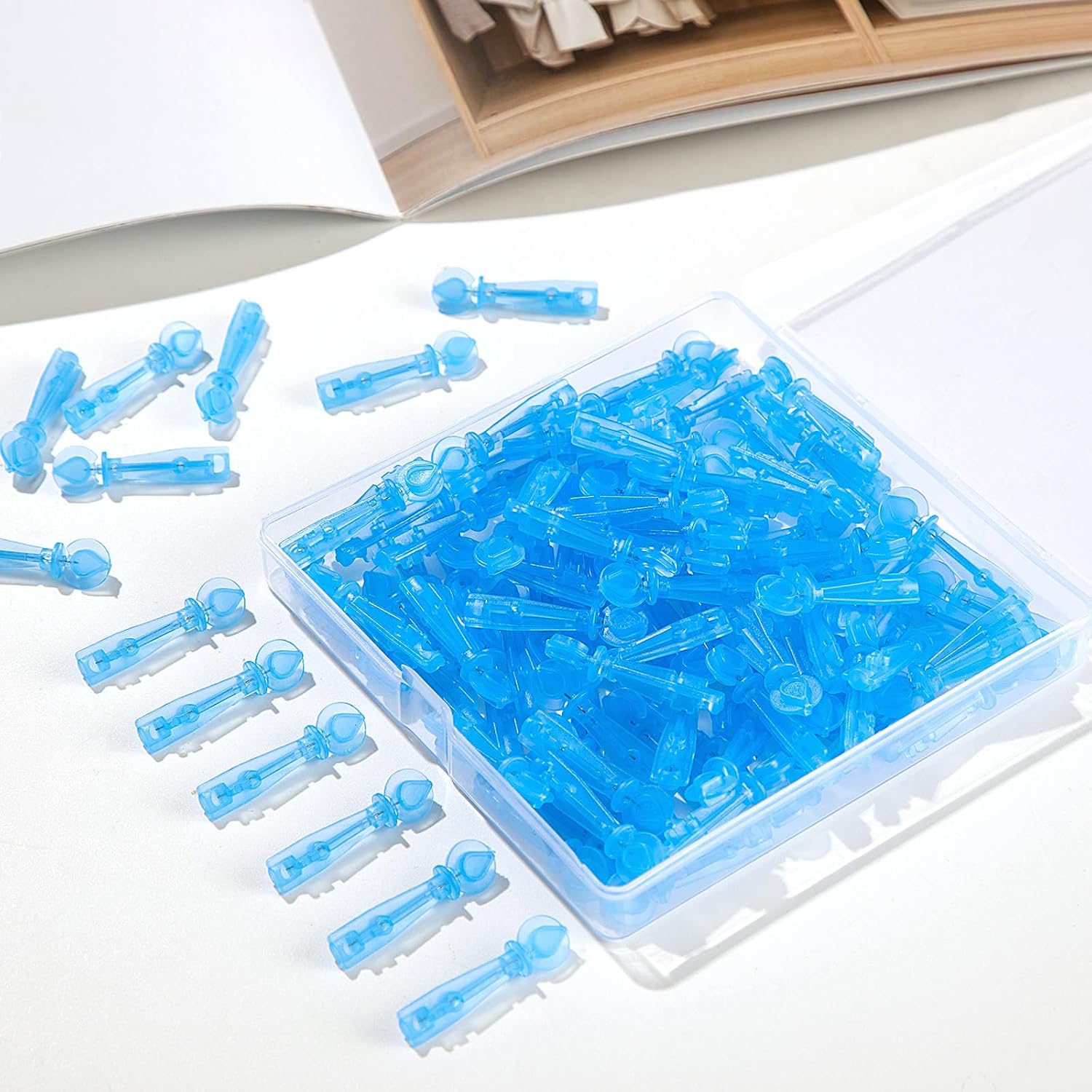 LANCETAS PARA EXTRACCIÓN FACIAL HFYHWT 100 UNIDADES DESECHABLES - 5