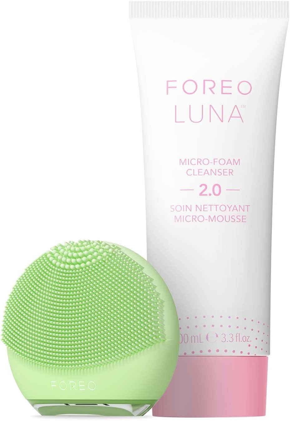 CEPILLO LIMPIADOR FACIAL FOREO LUNA 4 GO CON LIMPIADOR FACIAL MICRO-FOAM 2.0 - 1