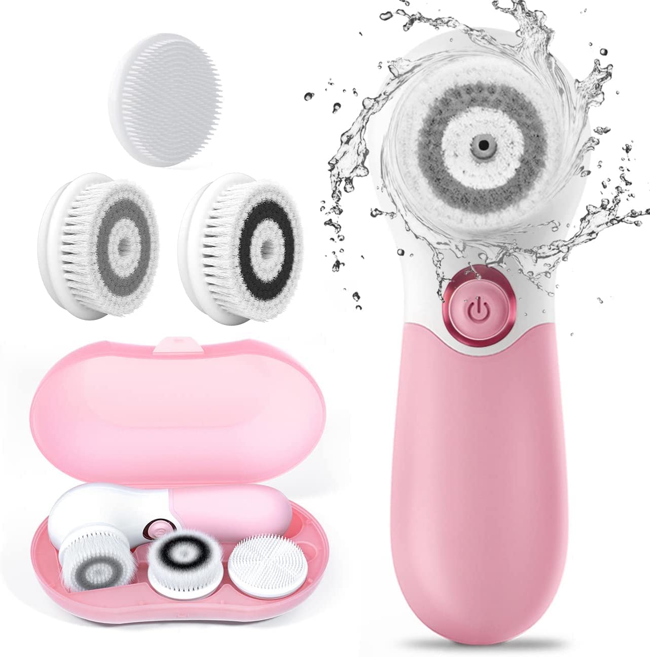 CEPILLO FACIAL ELÉCTRICO TOUCHBEAUTY SPIN CON 3 CABEZALES PARA LIMPIEZA PROFUNDA - 1