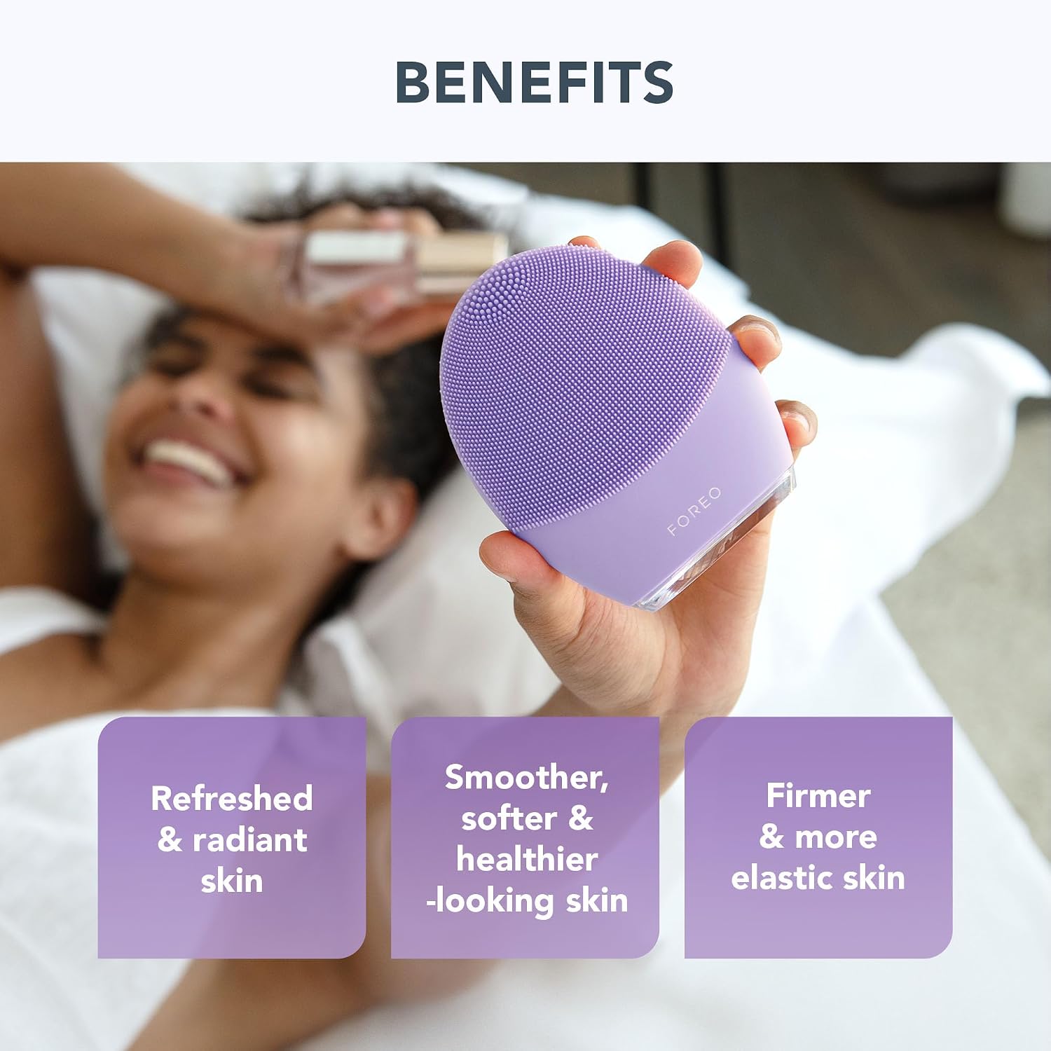 CEPILLO FACIAL FOREO LUNA 4 CON MICRO-FOAM CLEANSER 2.0 - 5