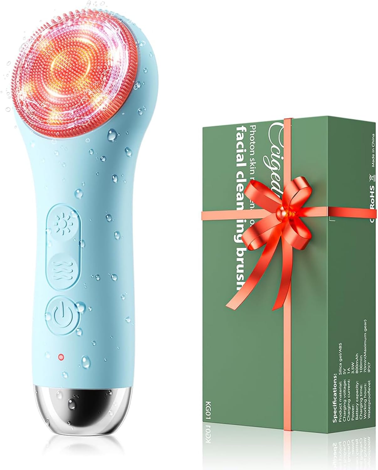 CEPILLO FACIAL ELÉCTRICO RECARGABLE CCIGEDY AZUL - 1
