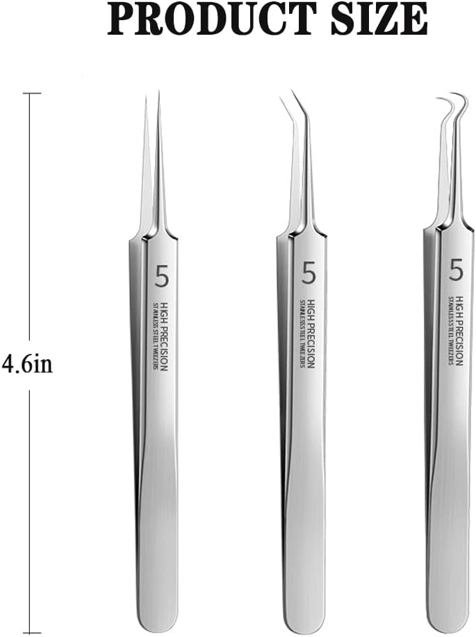 EXTRACTOR PROFESIONAL DE PUNTOS NEGROS BLAAROOM KIT 3 PIEZAS ACERO INOXIDABLE - 5