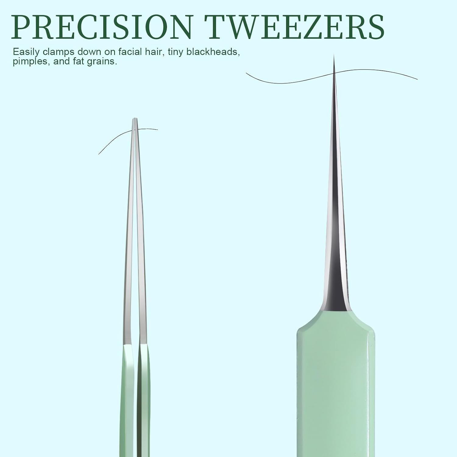 KIT DE 7 HERRAMIENTAS PARA EXTRACCIÓN DE PUNTOS NEGROS TEENITOR VERDE CLARO - 4