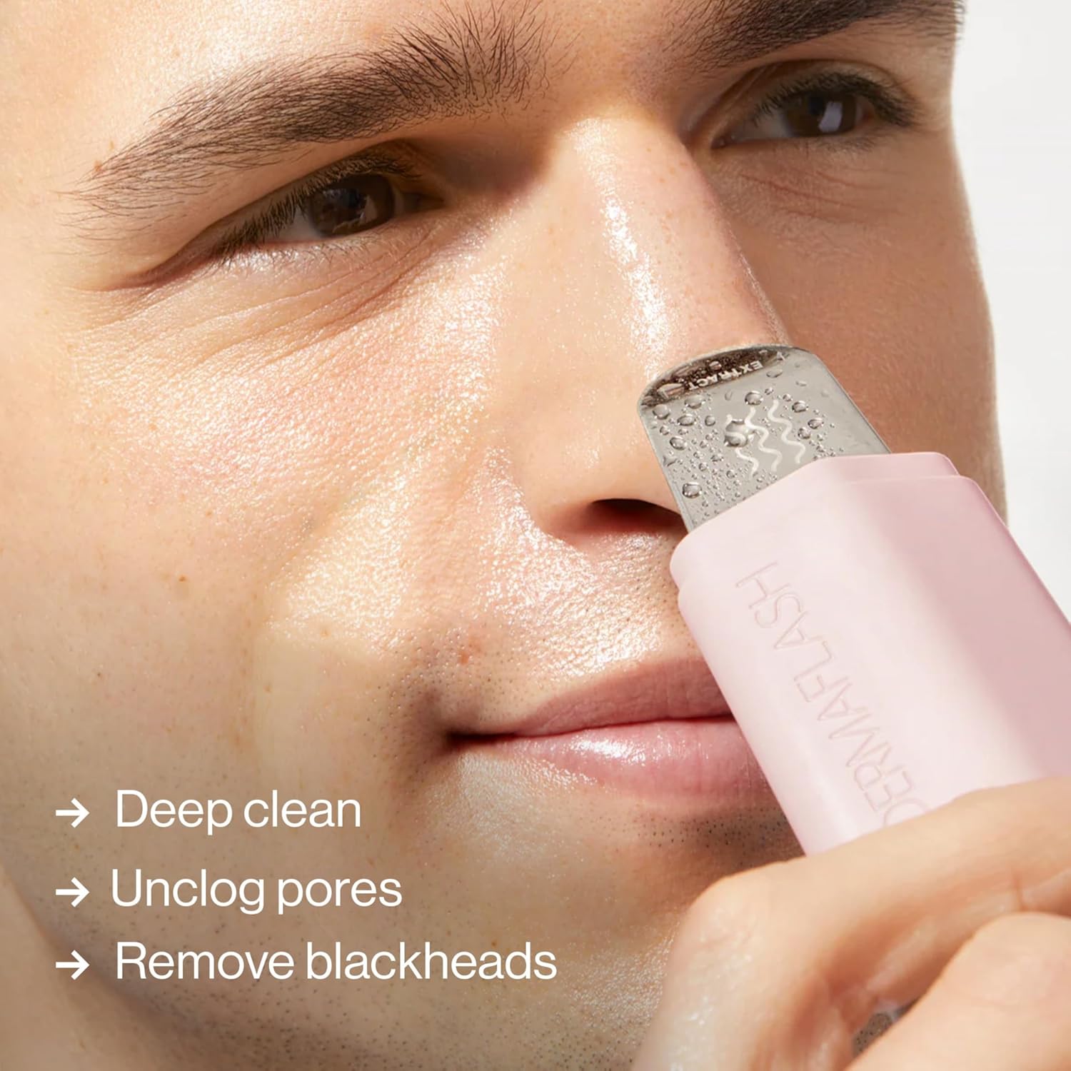 DISPOSITIVO PARA CUIDADO FACIAL DERMAFLASH DERMAPORE+ ULTRASÓNICO 2 EN 1 BLUSH - 3