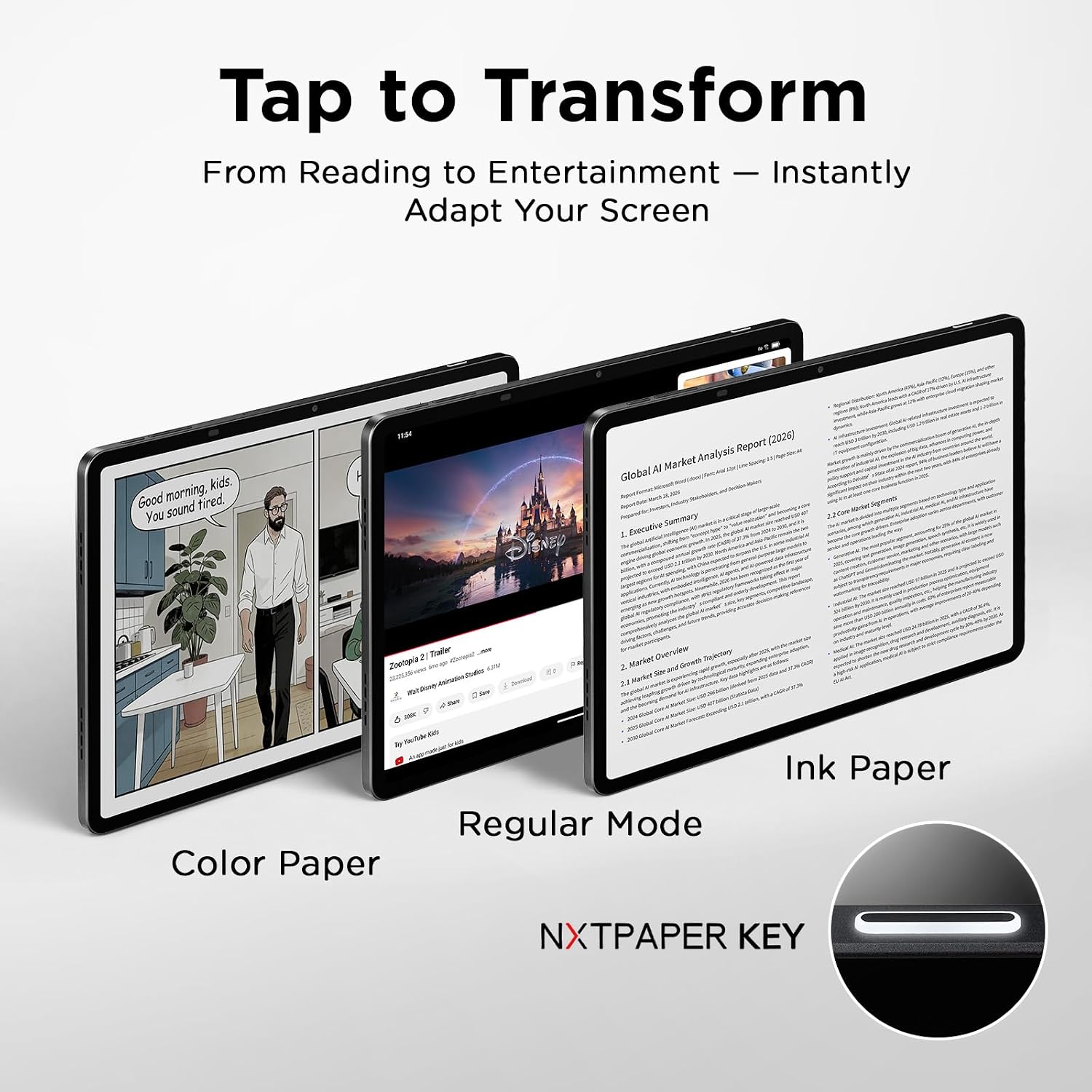 TABLET TCL NXTPAPER 11 PLUS 11.5' 8+256GB NEGRA - 5