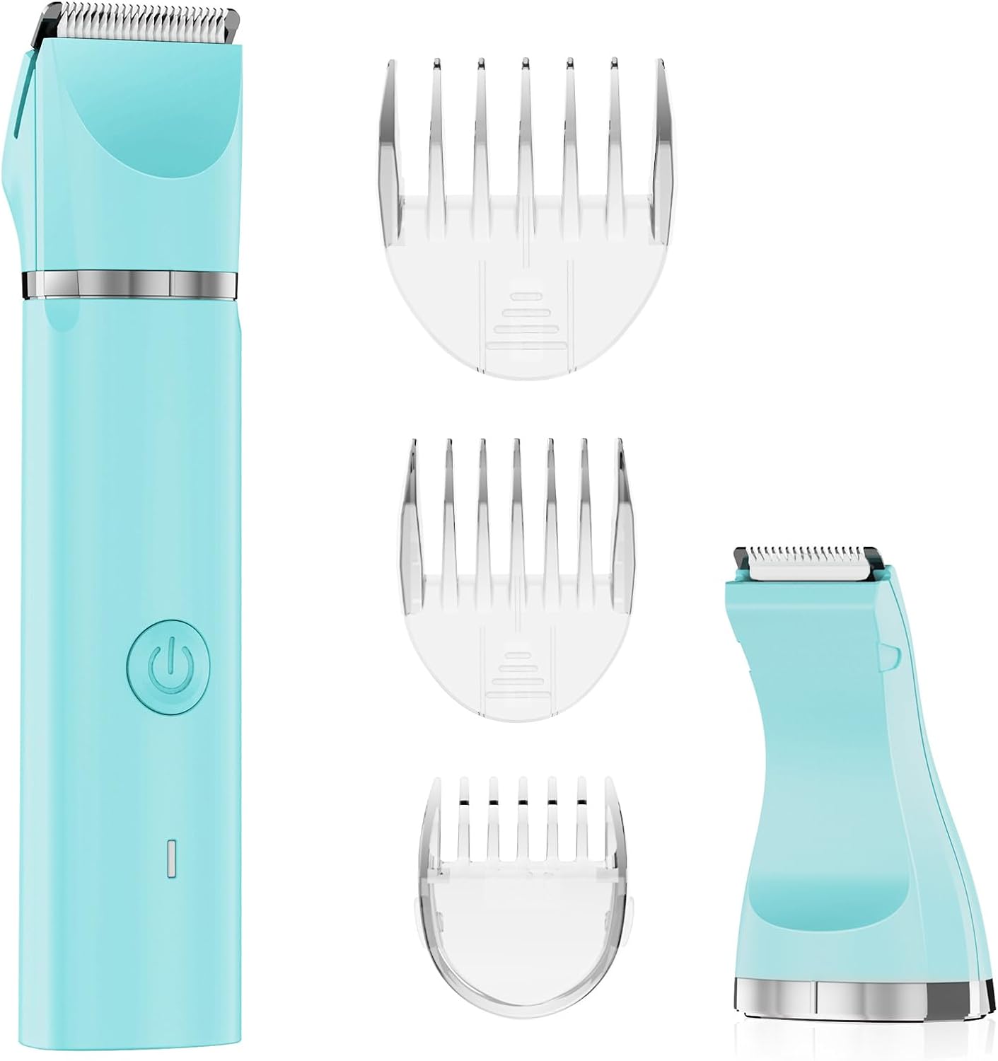 MÁQUINA PARA AFEITAR AIBRIT PRO BIKINI ELÉCTRICA 2 EN 1 AZUL - 1