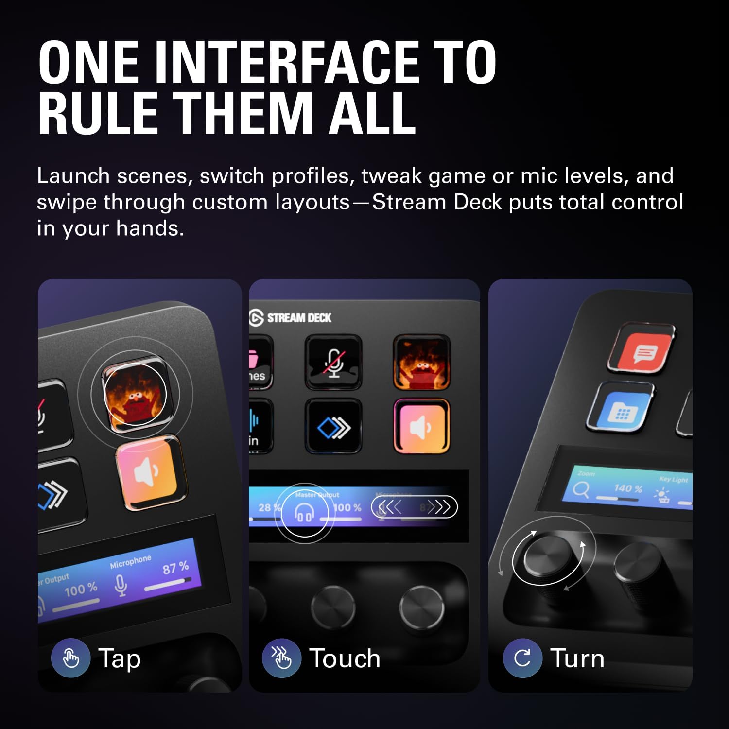 CONTROLADOR DE AUDIO Y MEZCLA ELGATO STREAM DECK + - 4