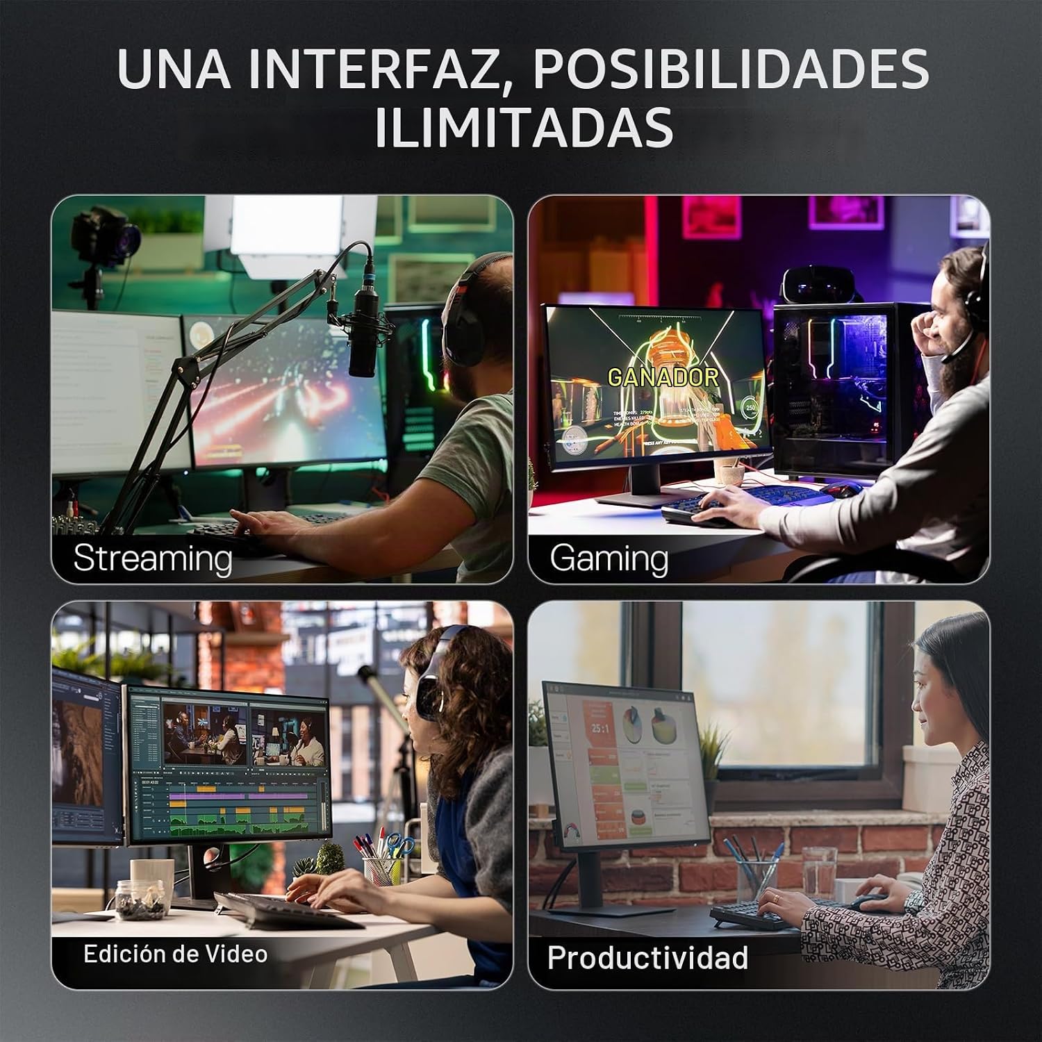 CONTROLADOR DE STREAMING REDRAGON SS552 CON 14 TECLAS PROGRAMABLES Y PANTALLA LCD - 5