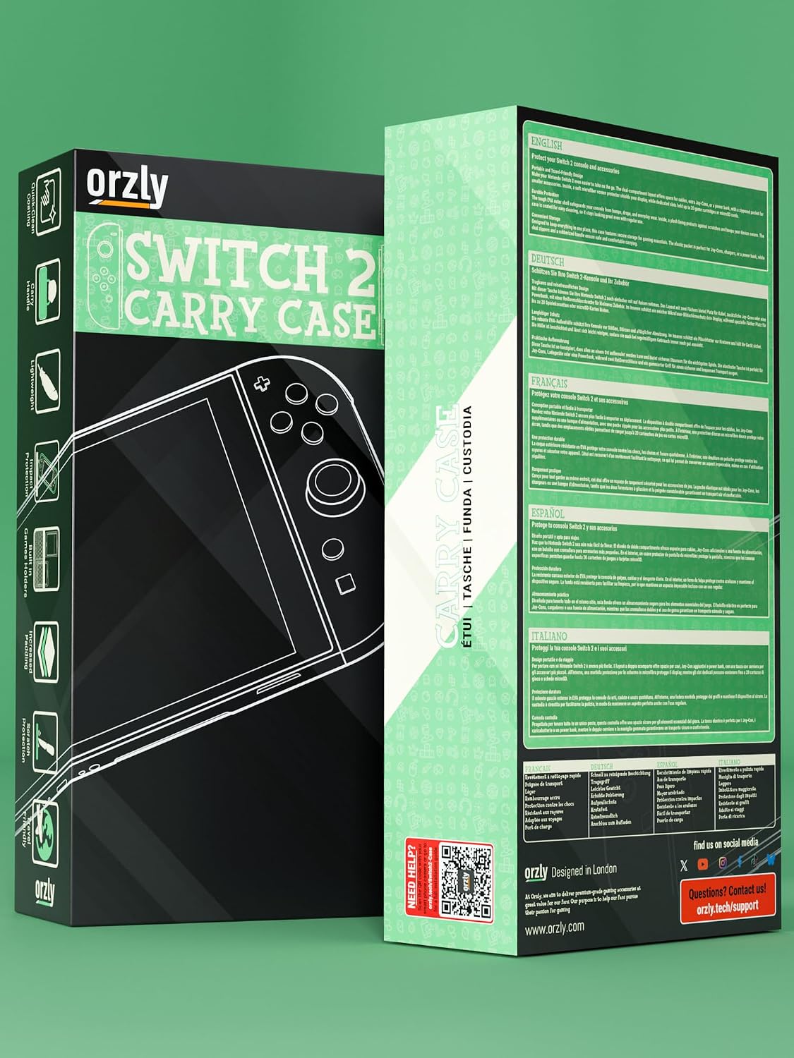 FUNDA ORZLY PARA NINTENDO SWITCH 2 7.9 PULGADAS - 3