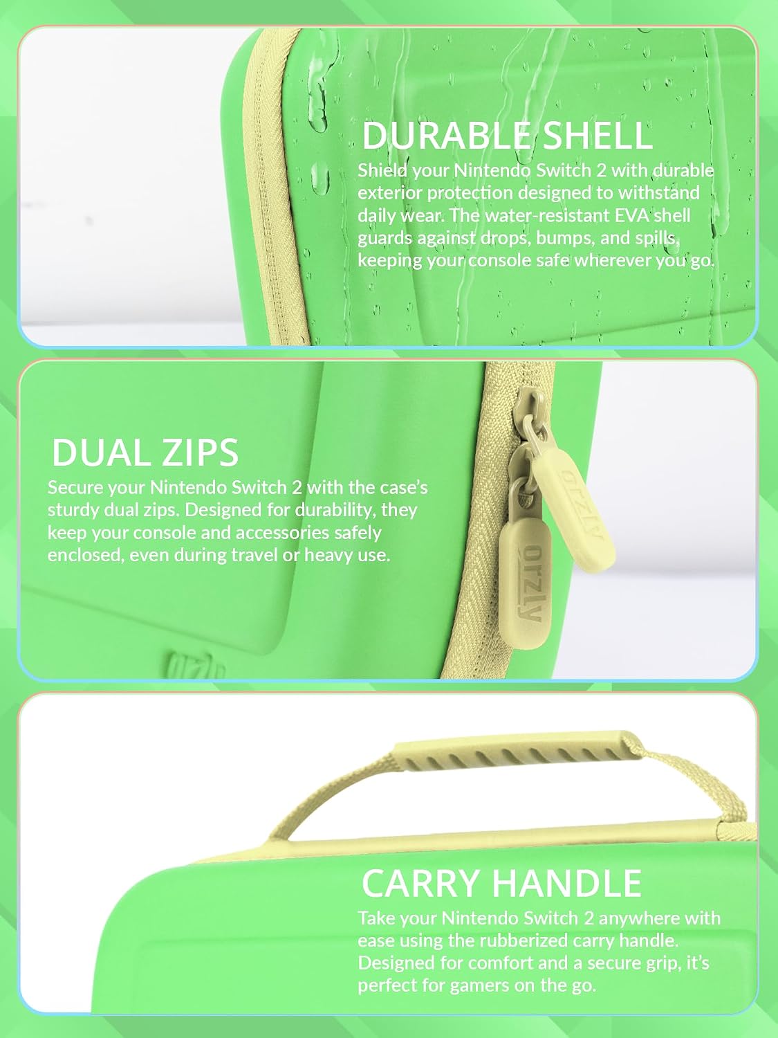 FUNDA ORZLY PARA NINTENDO SWITCH 2 7.9 PULGADAS - 4