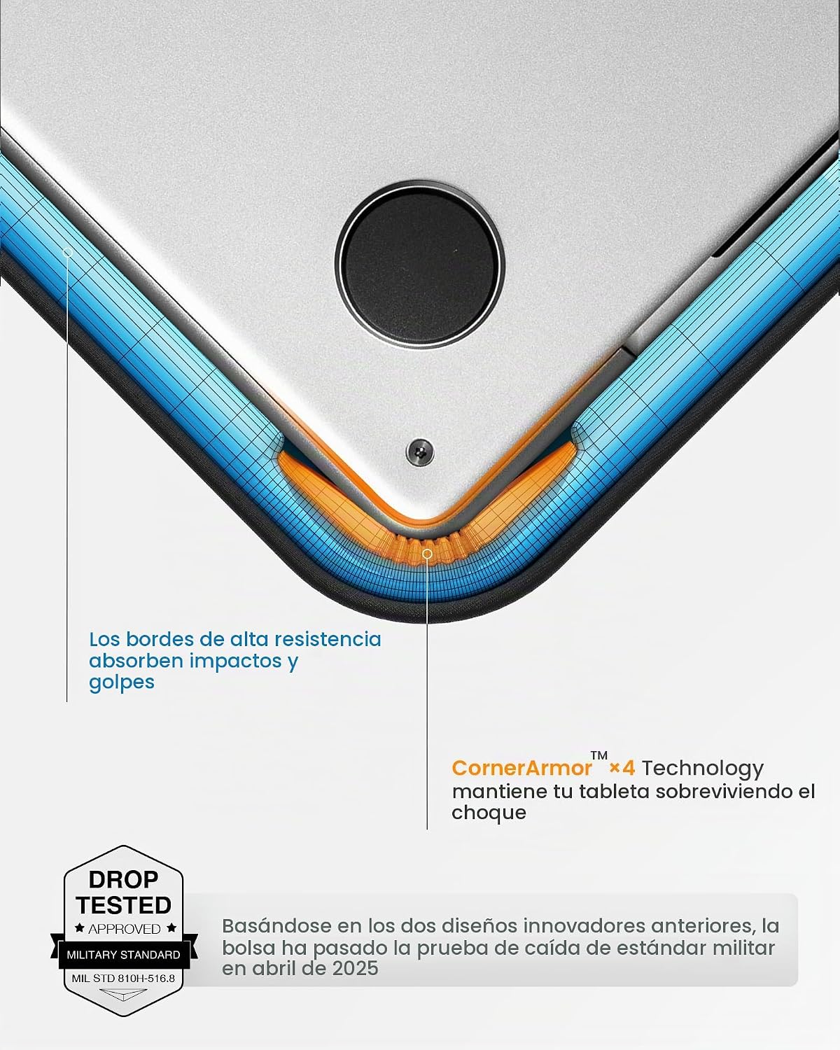 FUNDA PROTECTORA TOMTOC 360° PARA LAPTOP 14 PULGADAS LENOVO HP ASUS DELL ACER - 3