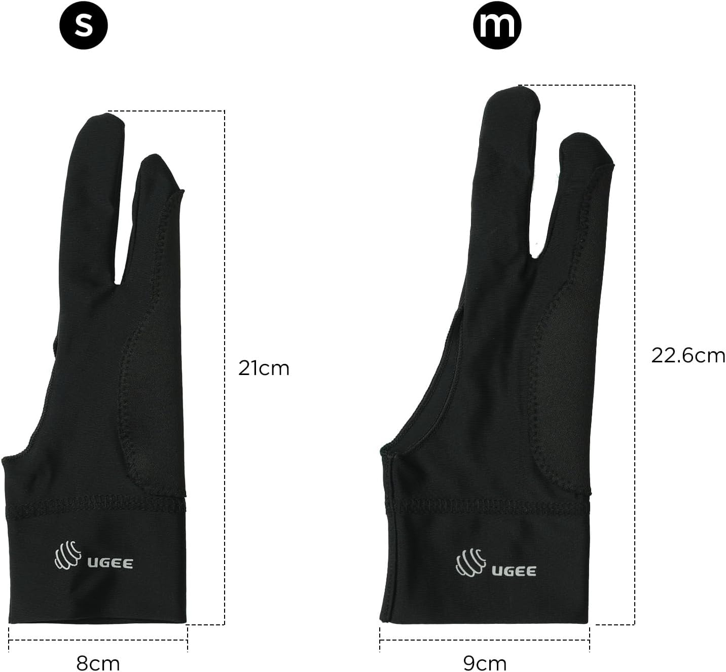 GUANTE PARA DIBUJO UGEE ARTIST GLOVE DOBLE ACOLCHADO TALLA S - 3
