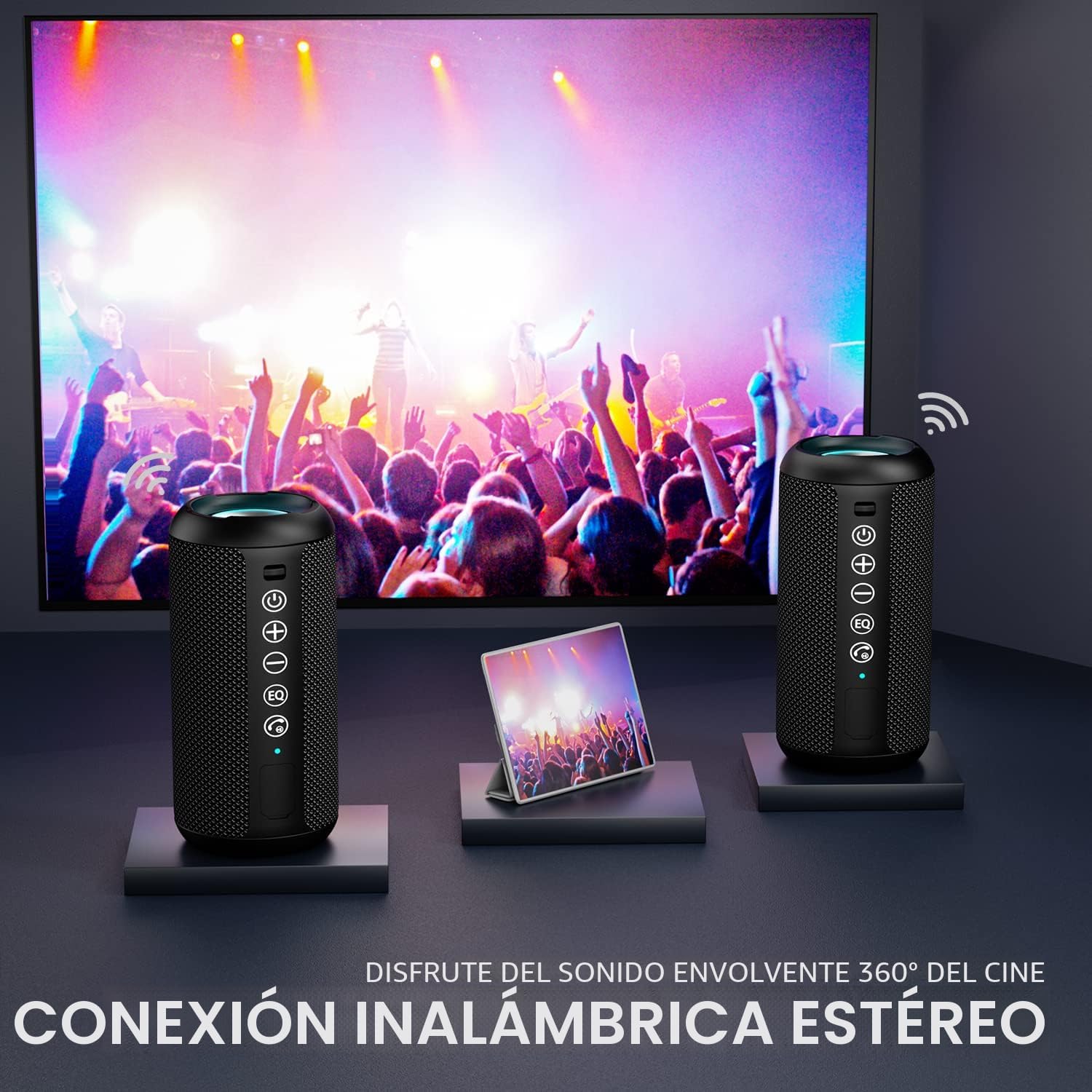 PARLANTE PORTÁTIL ORTIZAN X10 BLUETOOTH IPX7 WATERPROOF - 3