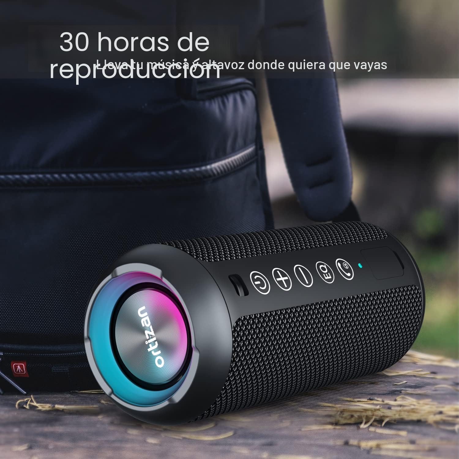 PARLANTE PORTÁTIL ORTIZAN X10 BLUETOOTH IPX7 WATERPROOF - 4