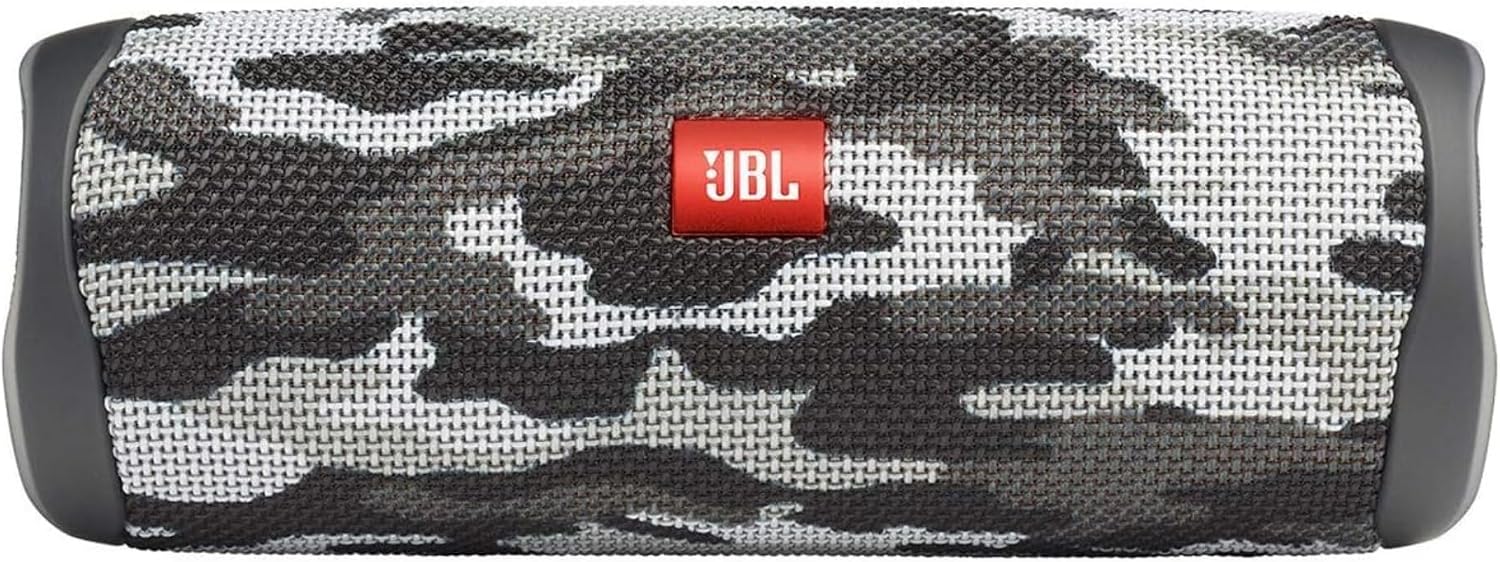 PARLANTE PORTÁTIL JBL FLIP 5 BLUETOOTH IMPERMEABLE NEGRO CAMUFLAJE - 1