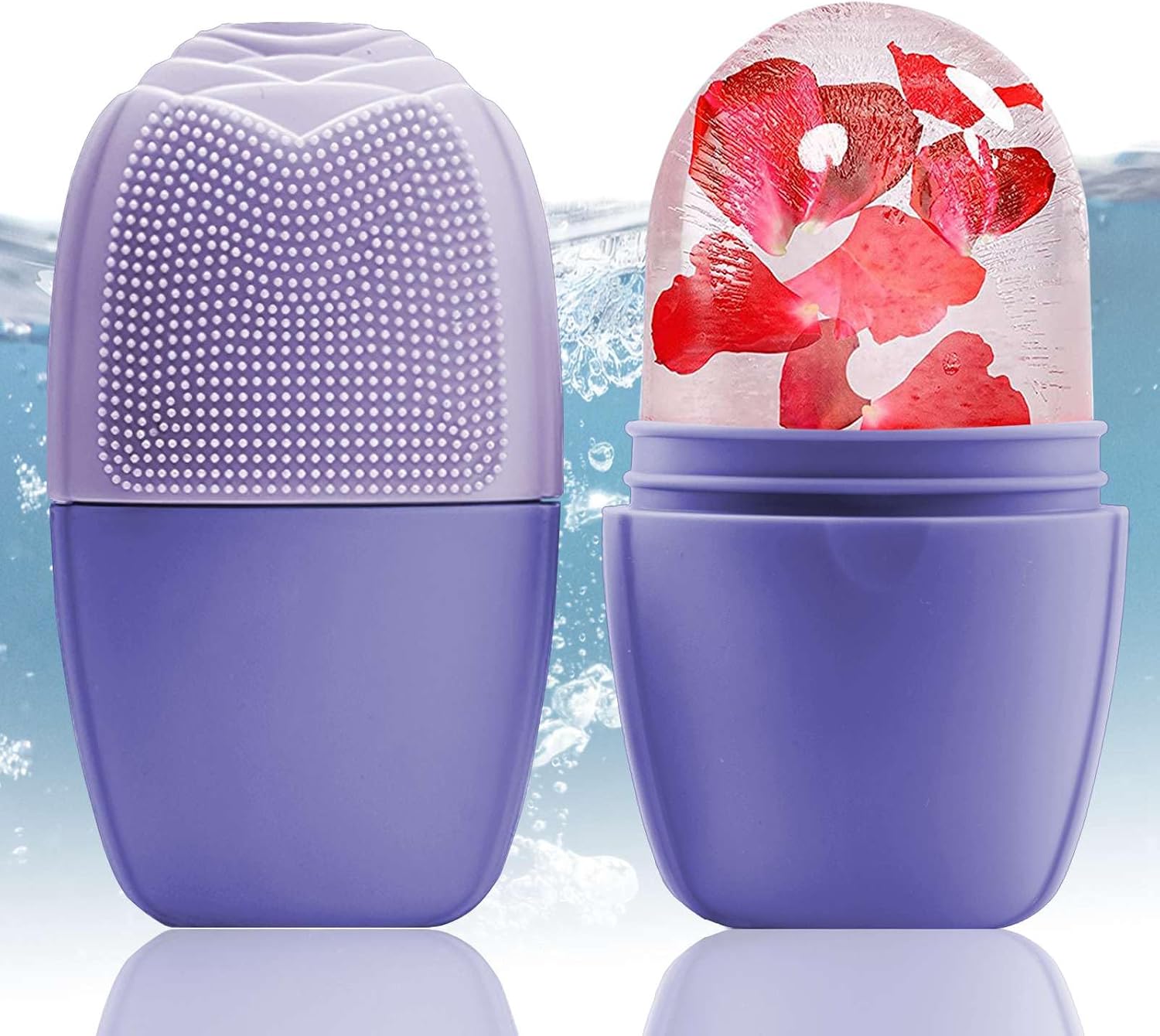 RODILLO DE HIELO PARA ROSTRO XHJRI MORADO - 1