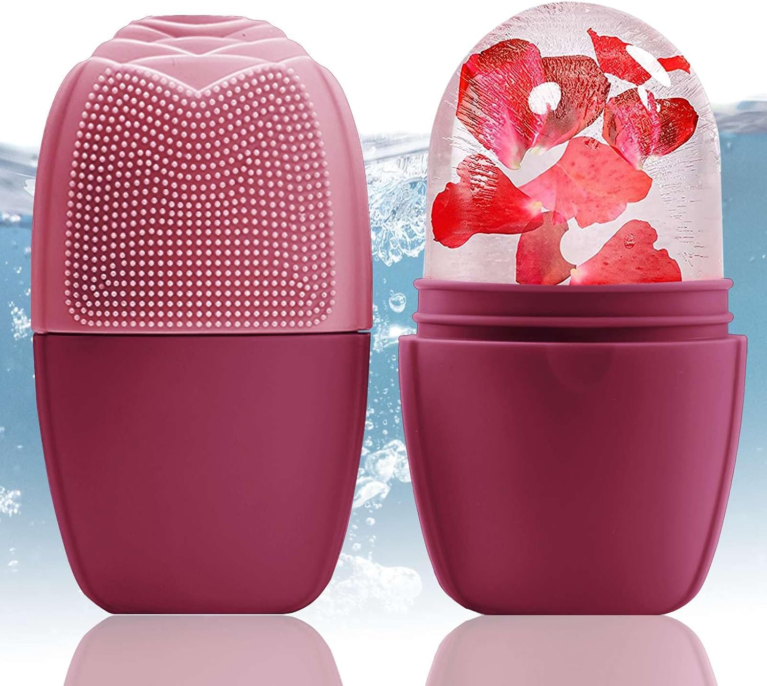 RODILLO DE HIELO PARA ROSTRO XHJRI MODELO ROSE - 1