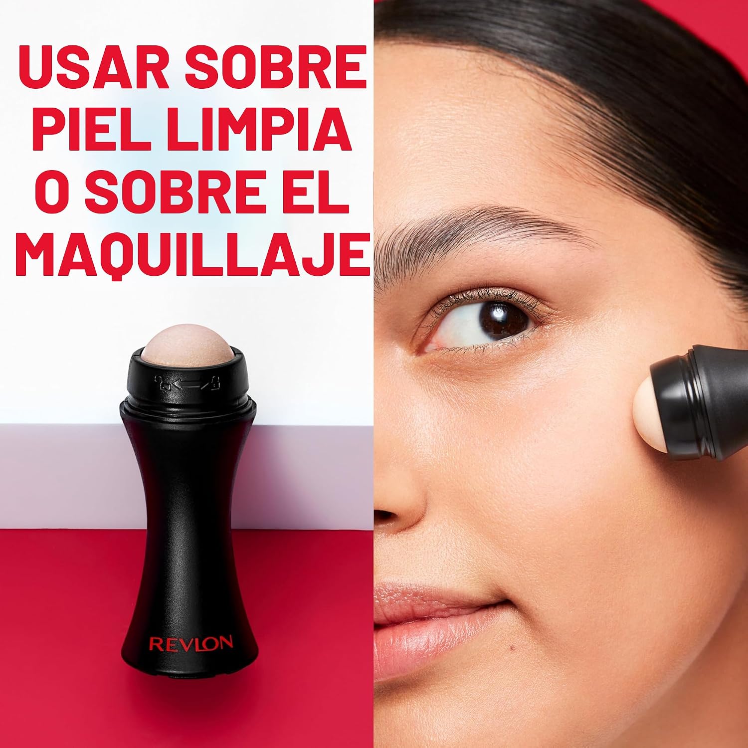 RODILLO FACIAL ABSORBENTE DE ACEITE REVLON VOLCÁNICO NEGRO 1 UNIDAD - 4