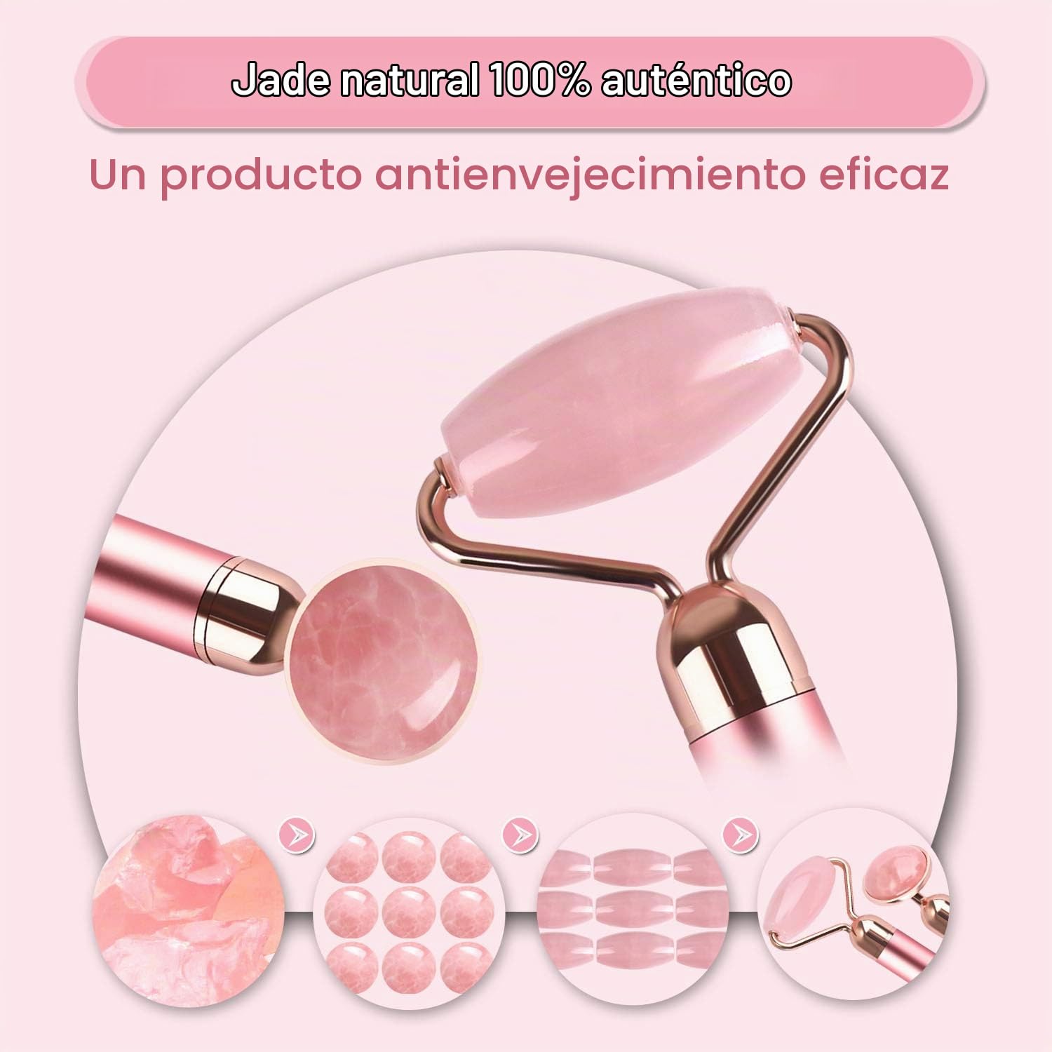 MASAJEADOR FACIAL VIBRATORIO 2 EN 1 ZS ZESHIN JADE - 2