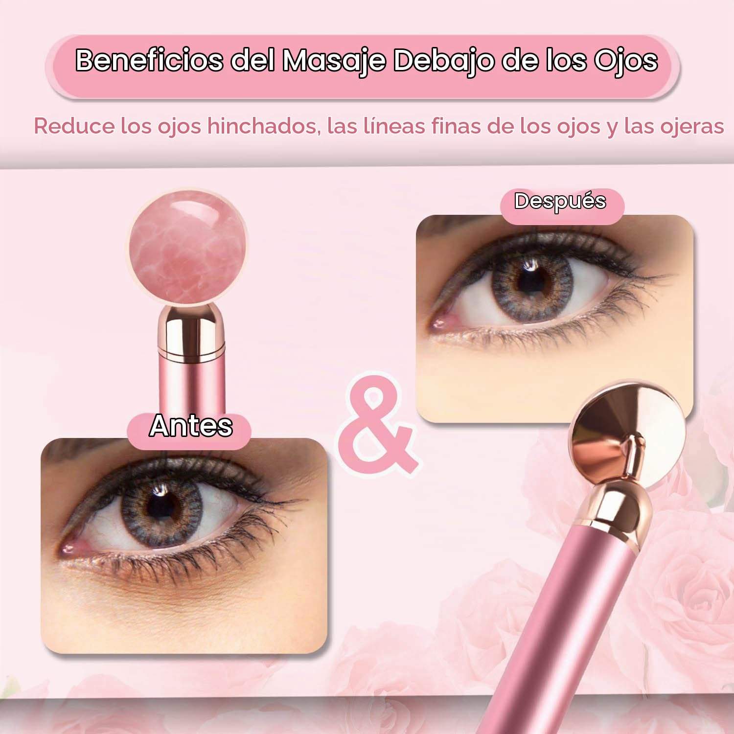 MASAJEADOR FACIAL VIBRATORIO 2 EN 1 ZS ZESHIN JADE - 4