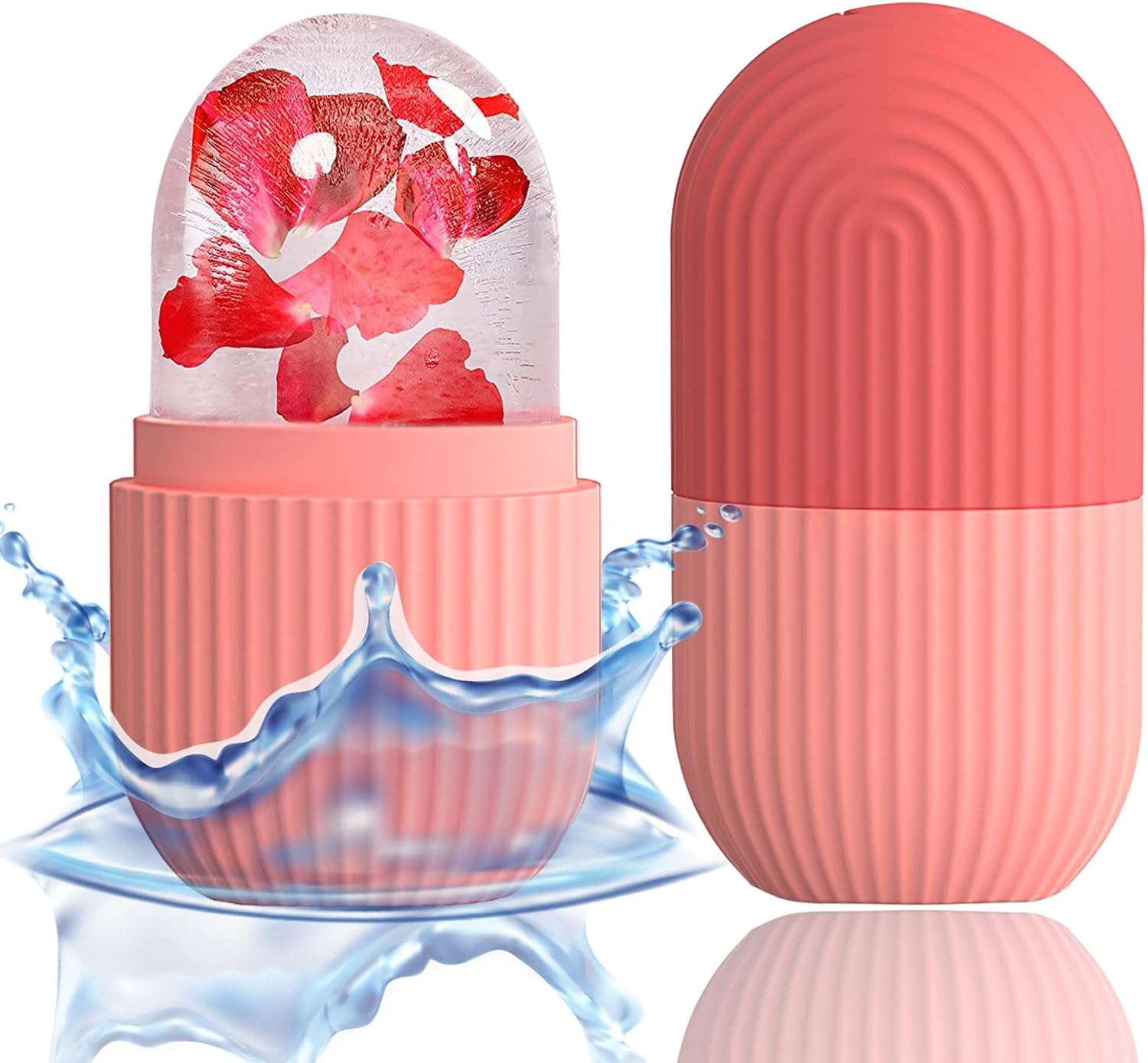 RODILLO DE HIELO PARA ROSTRO XHJRI ROSA - 1