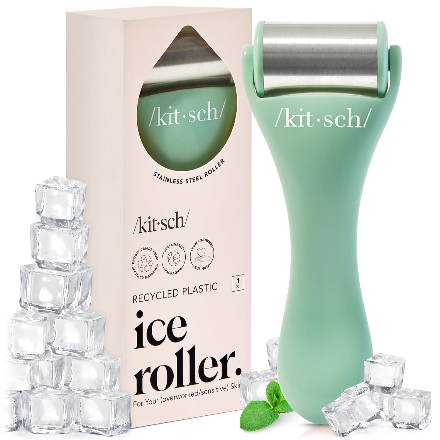 RODILLO FACIAL KITSCH ICE ROLLER MENTA - 1