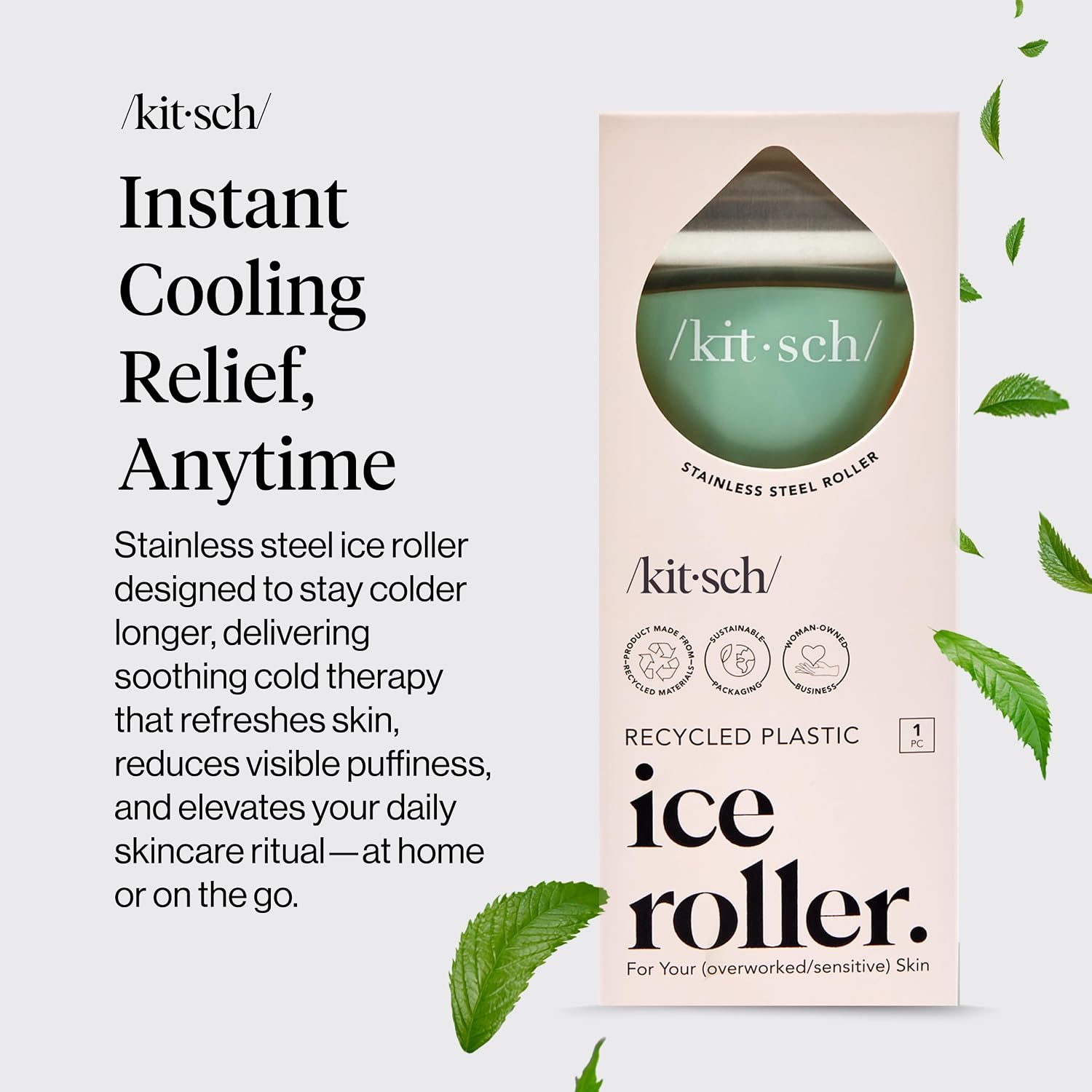 RODILLO FACIAL KITSCH ICE ROLLER MENTA - 2
