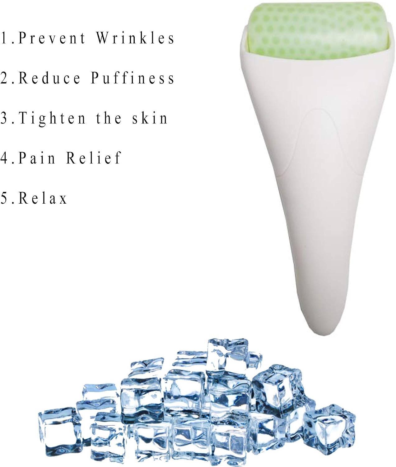SET DE MASAJE FACIAL 3 EN 1 CHIKONI CON RODILLO DE JADE, GUA SHA Y RODILLO DE HIELO - 2