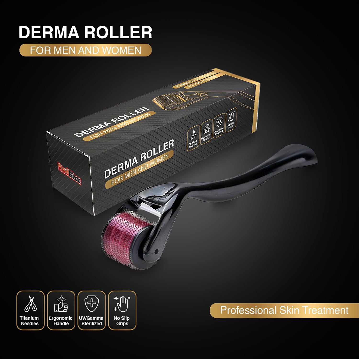DERMA ROLLER RADBIZZ 0.25MM CON ESTUCHE - 2