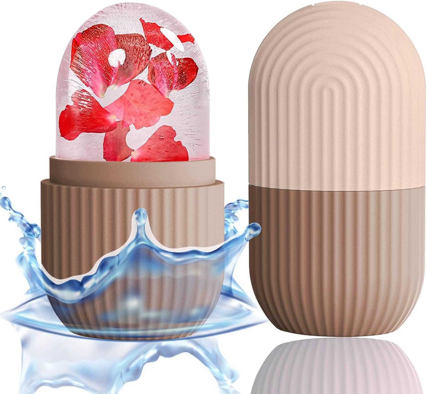 RODILLO DE HIELO PARA ROSTRO XHJRI CAFÉ - 1