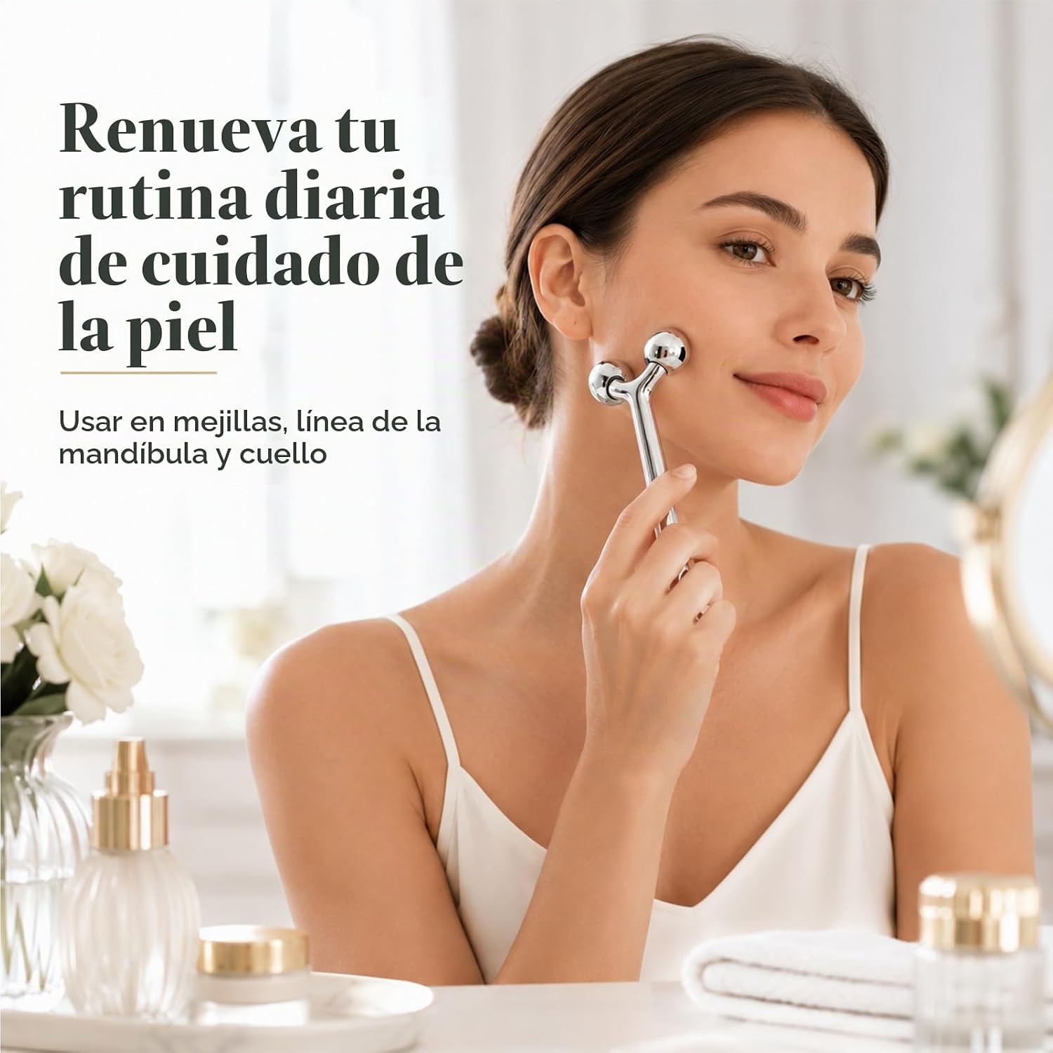 RODILLO FACIAL TEKSON 3D METAL ZINC ALLOY - 3