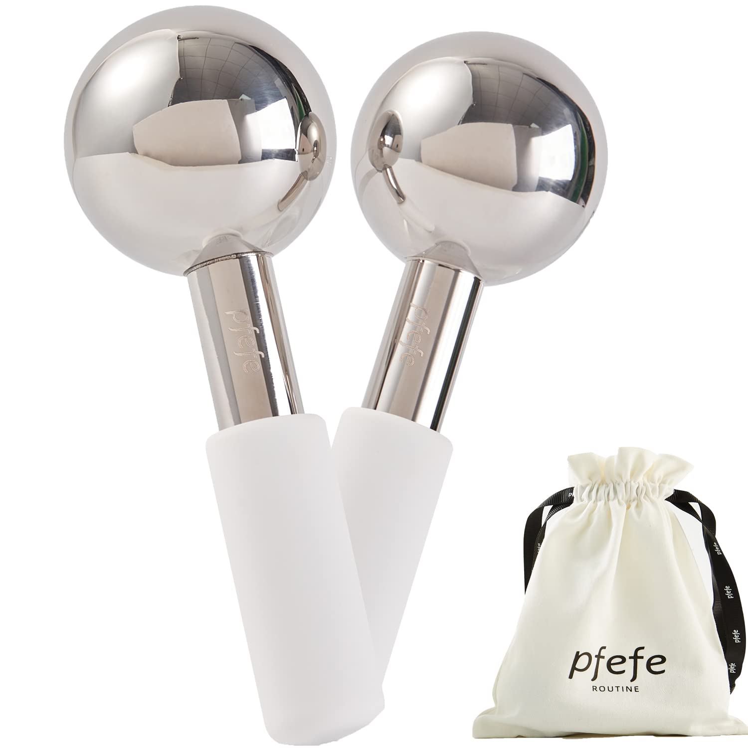 RODILLOS FACIALES PFEFE ICE GLOBES ACERO INOXIDABLE - 1
