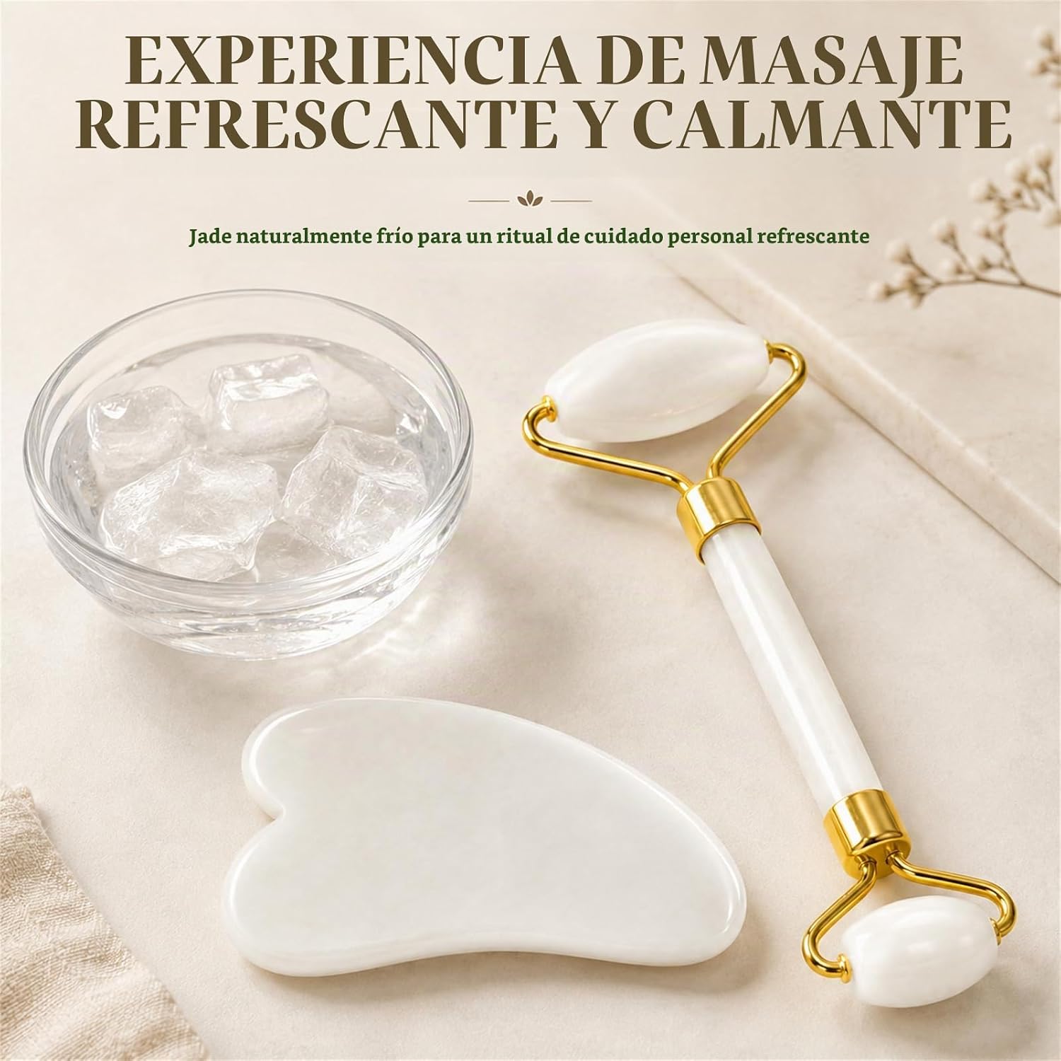 SET DE GUA SHA Y RODILLO DE JADE PARA ROSTRO Y CUERPO YLTNEUQER - 3