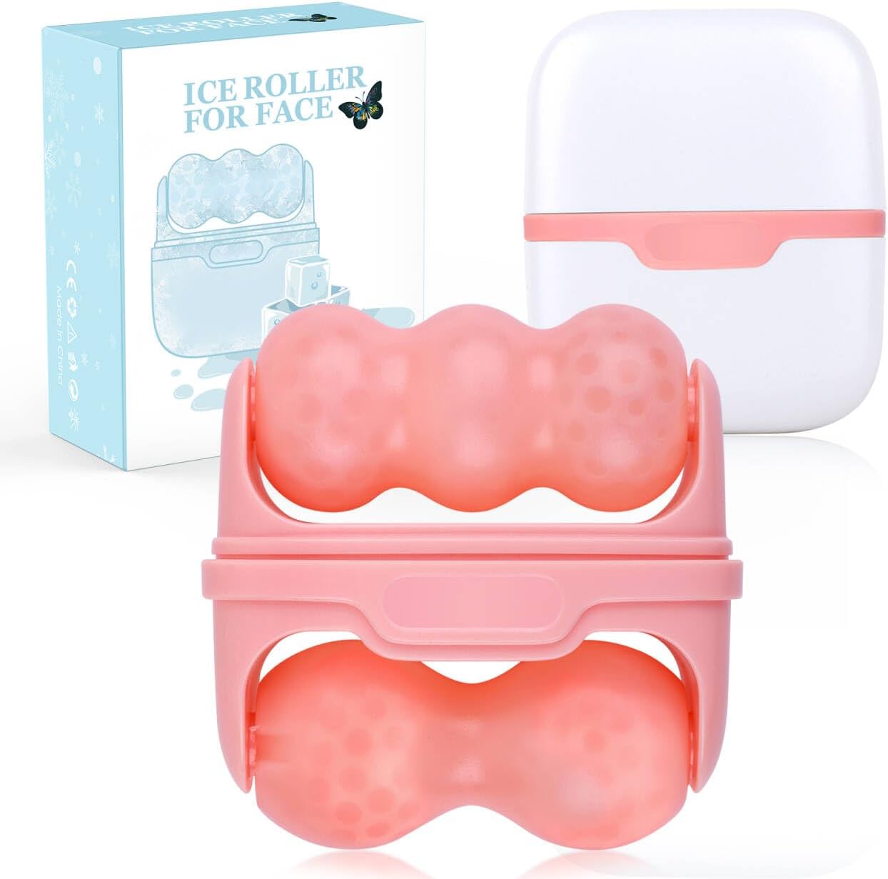 RODILLO DE HIELO PARA ROSTRO FRONNOR CON DOBLE CABEZAL Y ESTUCHE - 1