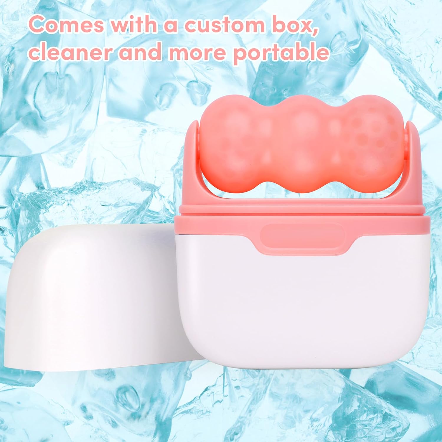 RODILLO DE HIELO PARA ROSTRO FRONNOR CON DOBLE CABEZAL Y ESTUCHE - 4
