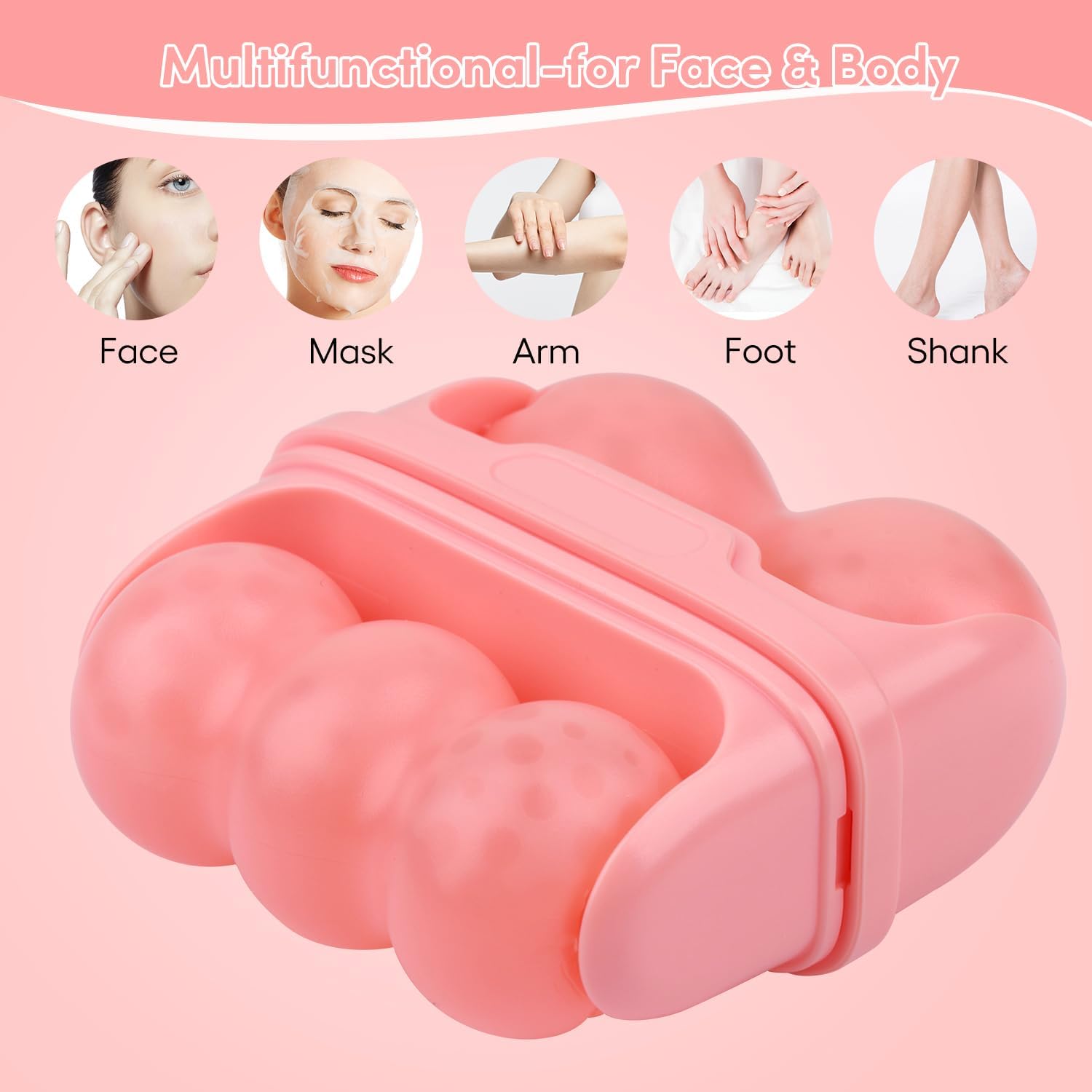 RODILLO DE HIELO PARA ROSTRO FRONNOR CON DOBLE CABEZAL Y ESTUCHE - 5