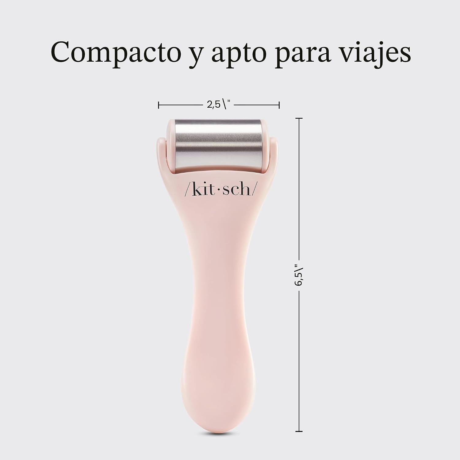 RODILLO FACIAL KITSCH ICE ROLLER PARA ROSTRO COLOR ROSA - 5