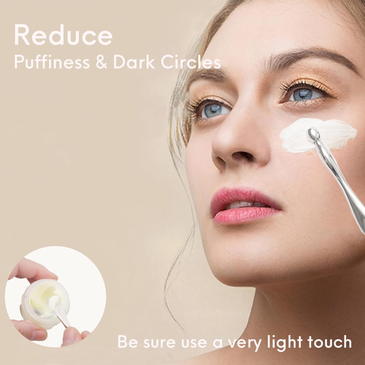 HERRAMIENTA FACIAL GUA SHA MOKIUER ACERO INOXIDABLE 3 EN 1 CON ESTUCHE - 3