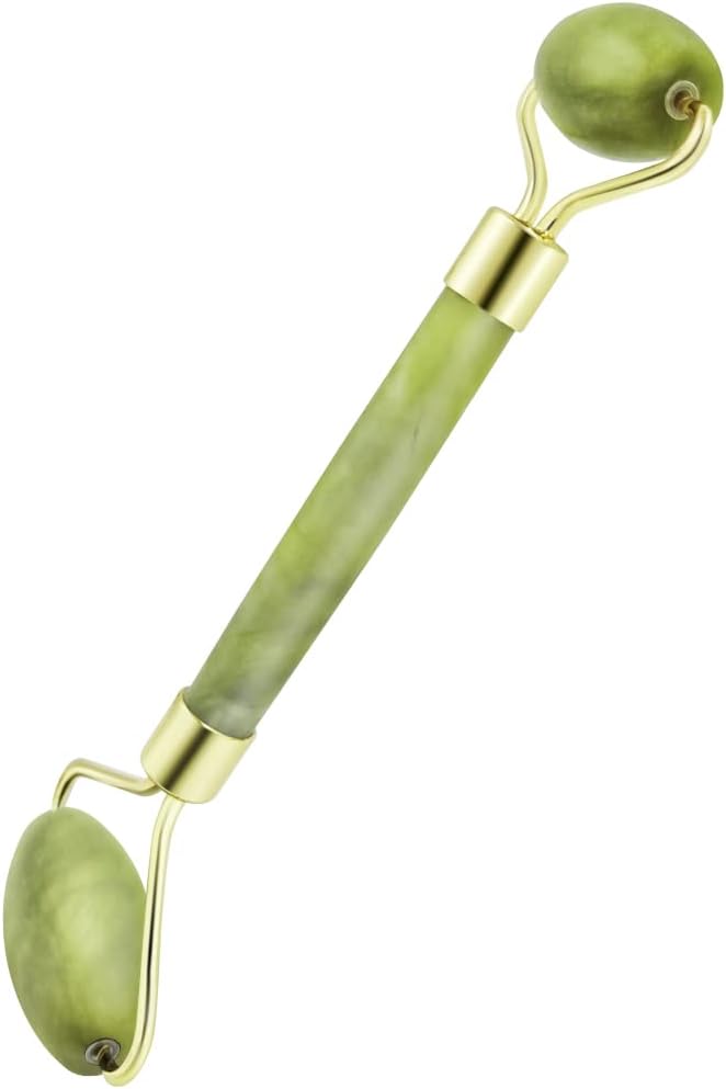 RODILLO FACIAL 3 EN 1 CHIKONI JADE ICE ROLLER Y GUA SHA VERDE - 4