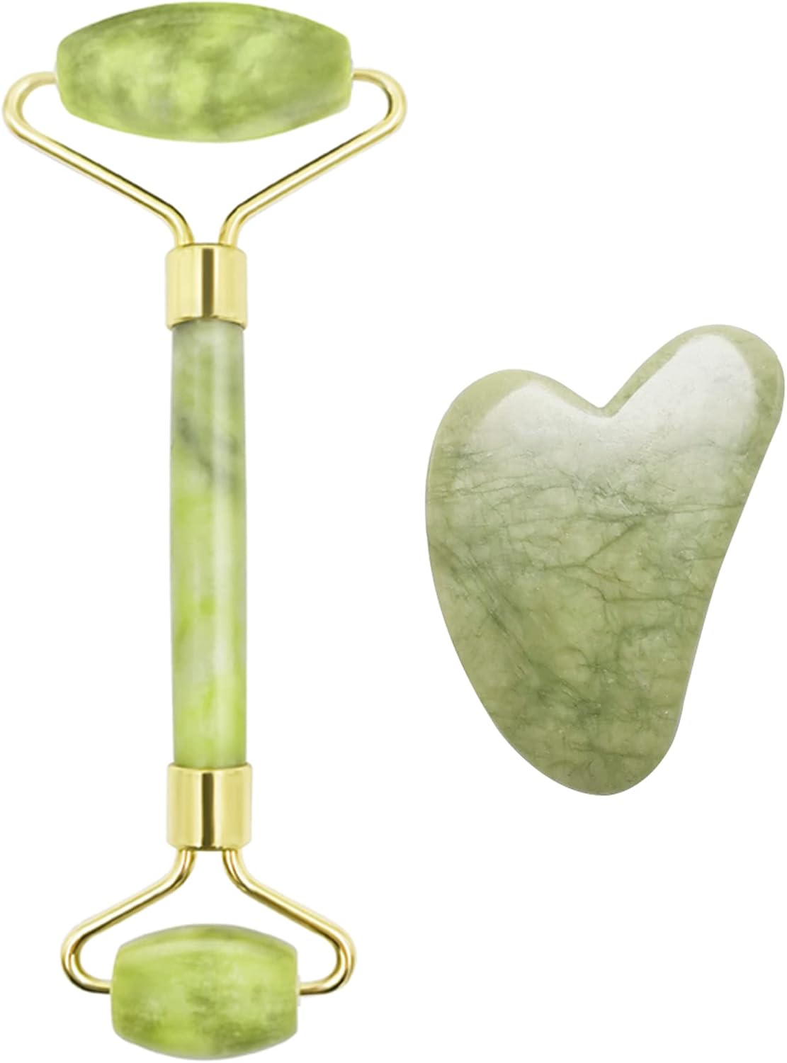 RODILLO FACIAL 3 EN 1 CHIKONI JADE Y GUA SHA CON ICE ROLLER ROSA - 5