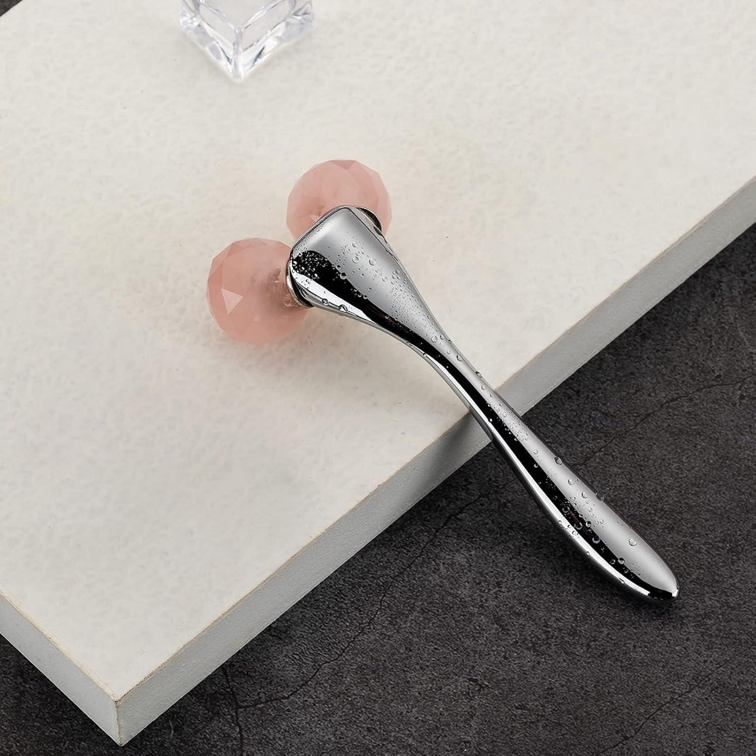 RODILLO MASAJEADOR FACIAL TEKSON 3D METAL PARA REAFIRMAR Y ANTIARRUGAS - 3