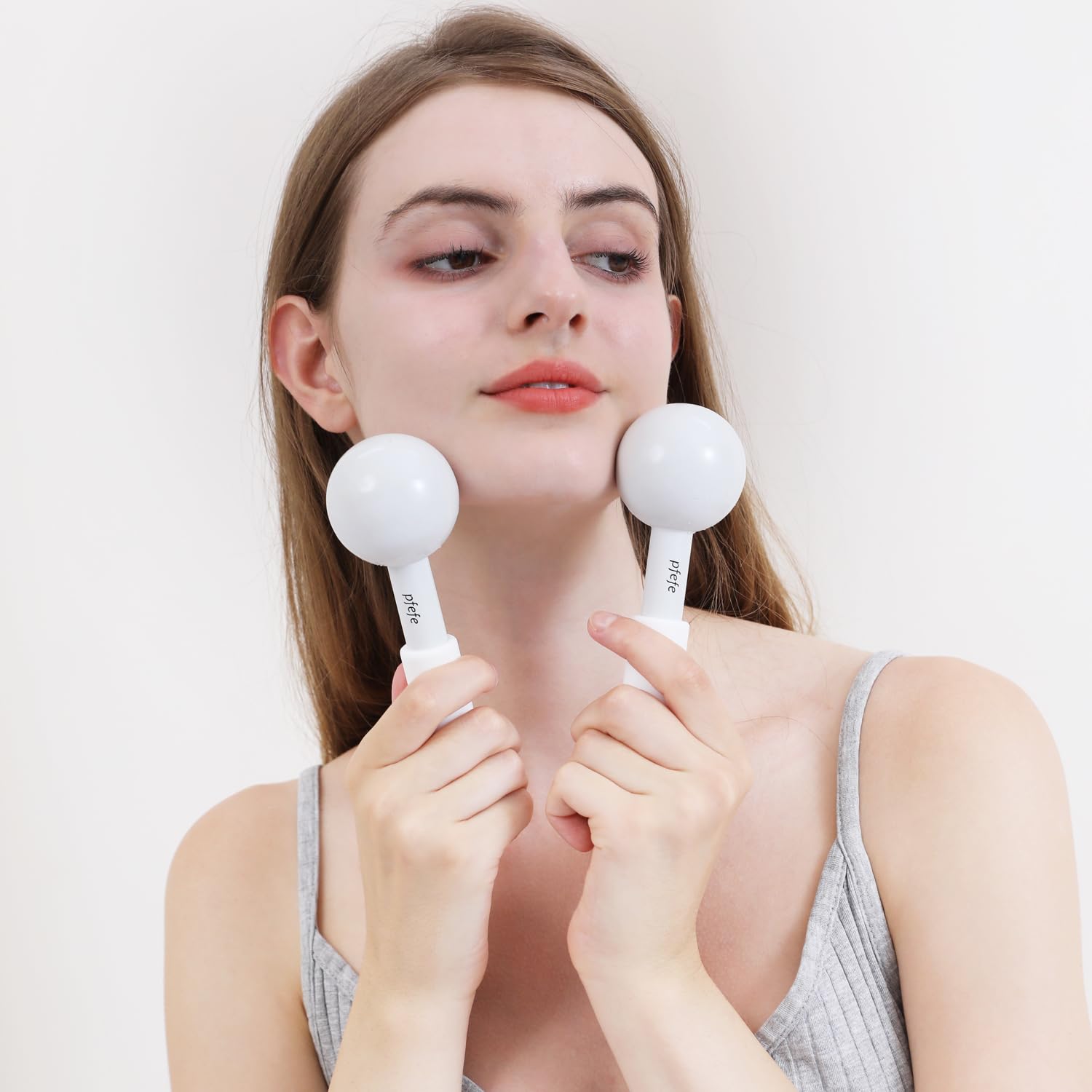 RODILLOS FACIALES PFEFE ICE GLOBES ACERO INOXIDABLE - 4