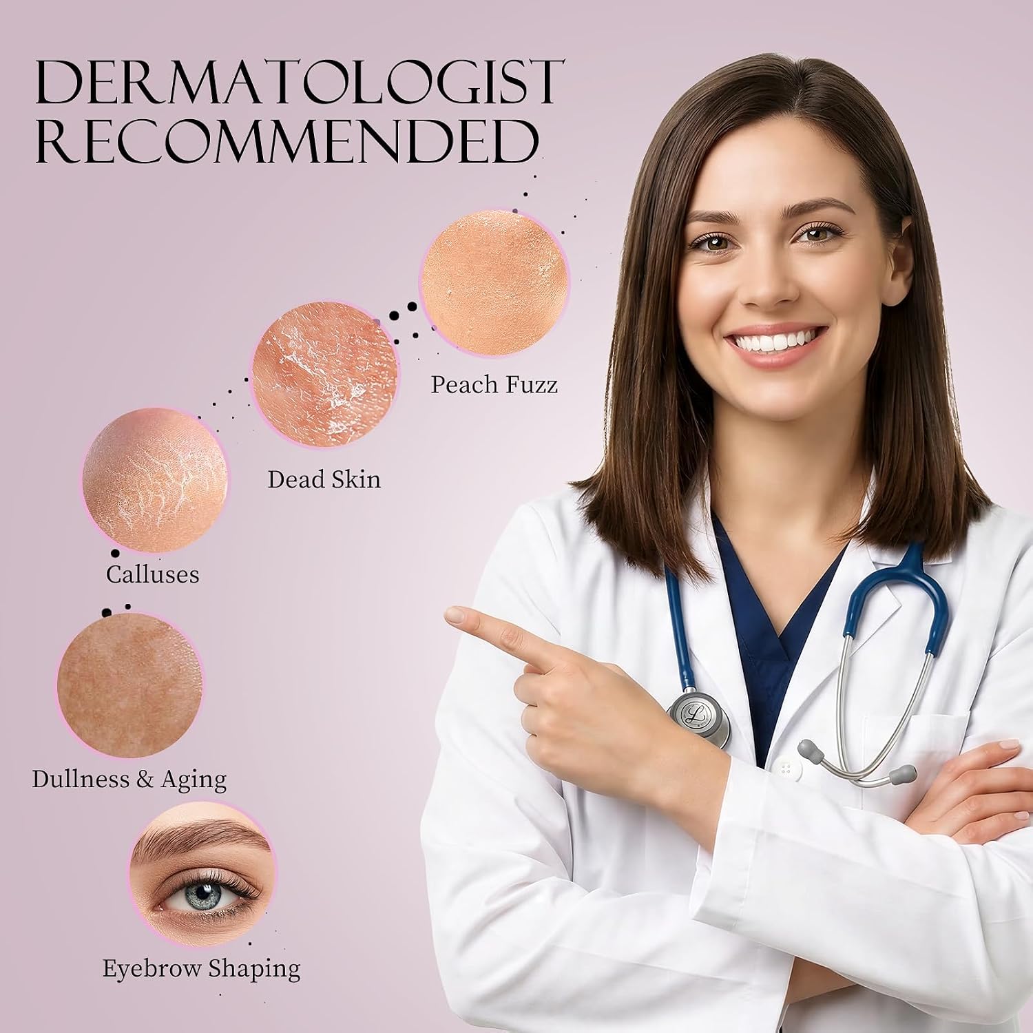 RASURADORA DERMAPLANE SONIC CEVEK U DERMAPRO+ BLANCA - 2