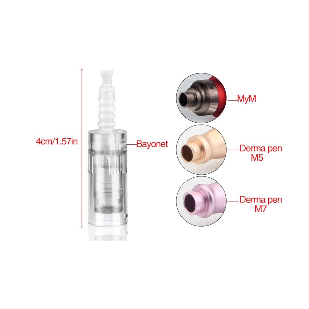CARTUCHOS REDONDOS NANO 5 UNIDADES PARA BAYONET MICRONEEDLE PEN MEETCARE N2 M5 M7 - 5