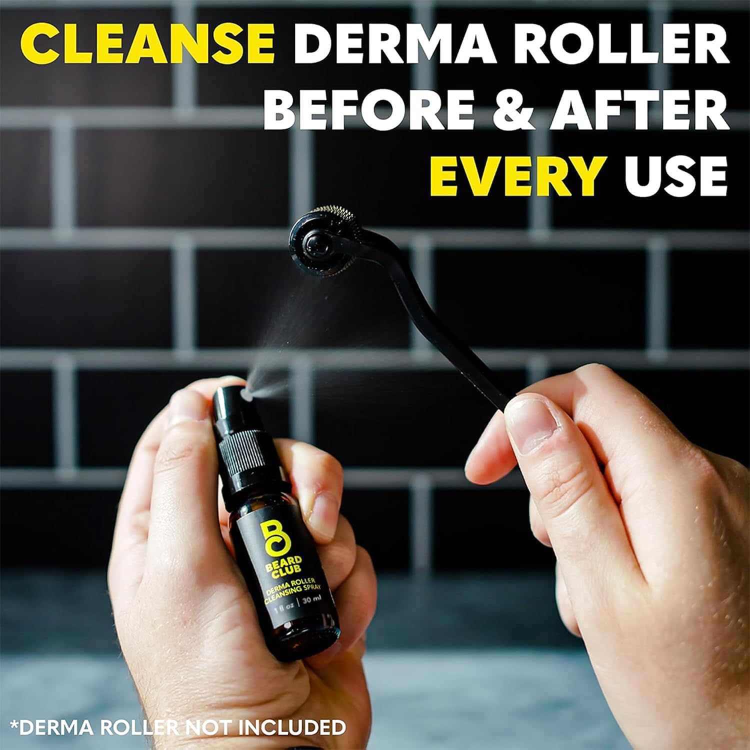 SPRAY LIMPIADOR THE BEARD CLUB DERMA ROLLER 30ML - 4