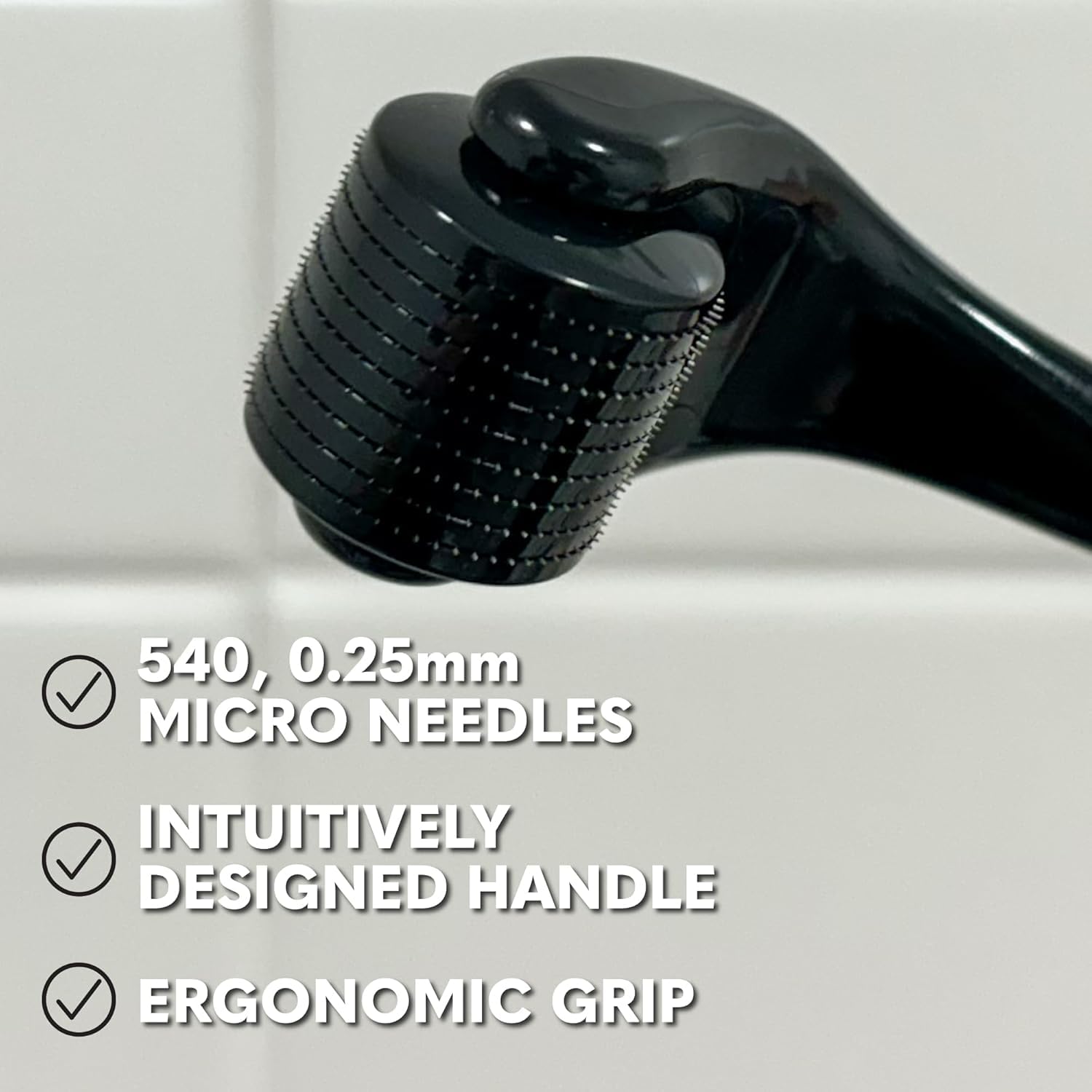 KIT DE MICRONEEDLING THE BEARD CLUB DERMA ROLLER Y SPRAY LIMPIADOR - 4