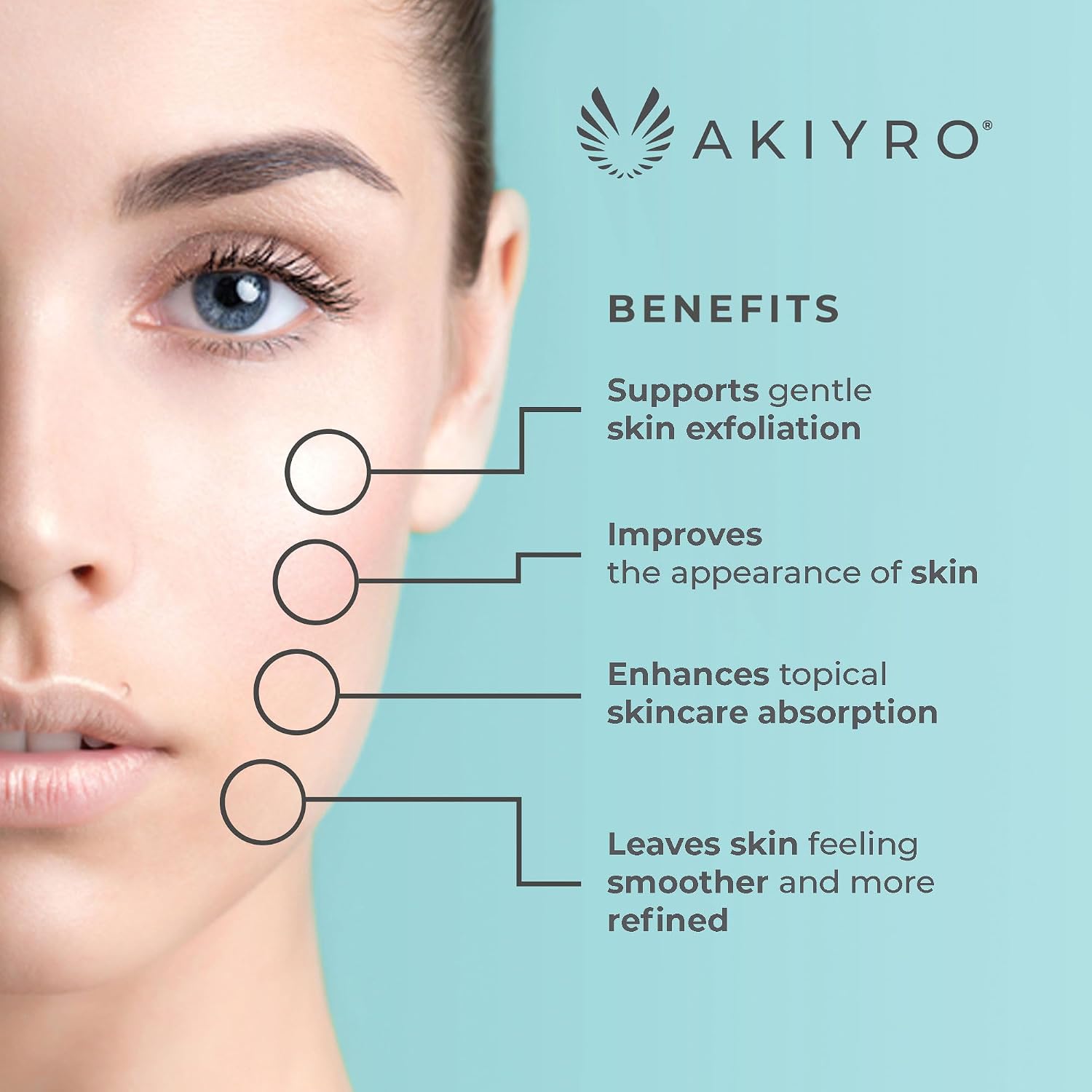 RODILLO DERMA AKIYRO 0.30MM CON ESTUCHE NEGRO - 3